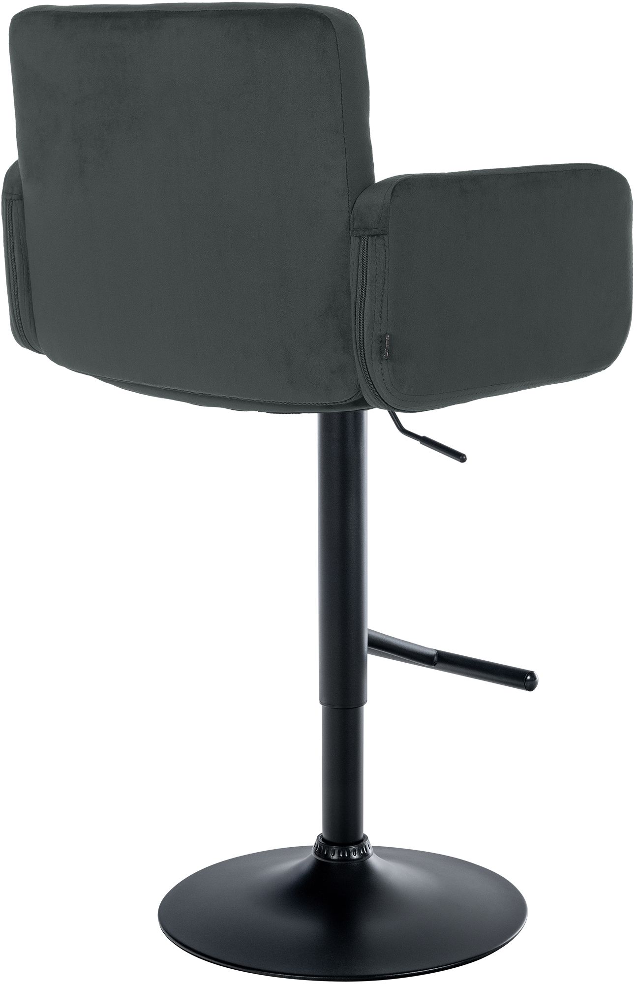 Lot de 2 tabourets de bar Los Angeles velours