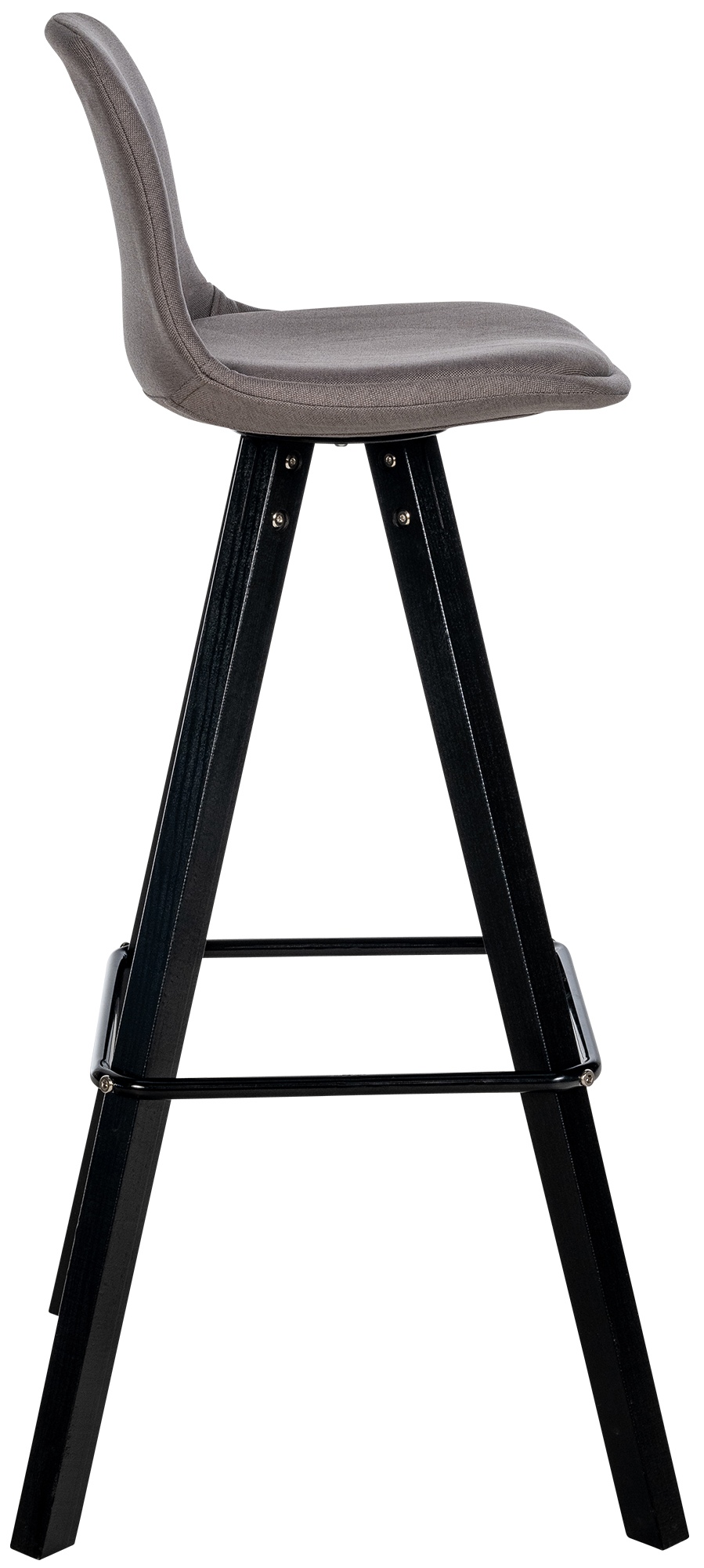 Lot de 2 tabourets de bar Corbin en tissu carré