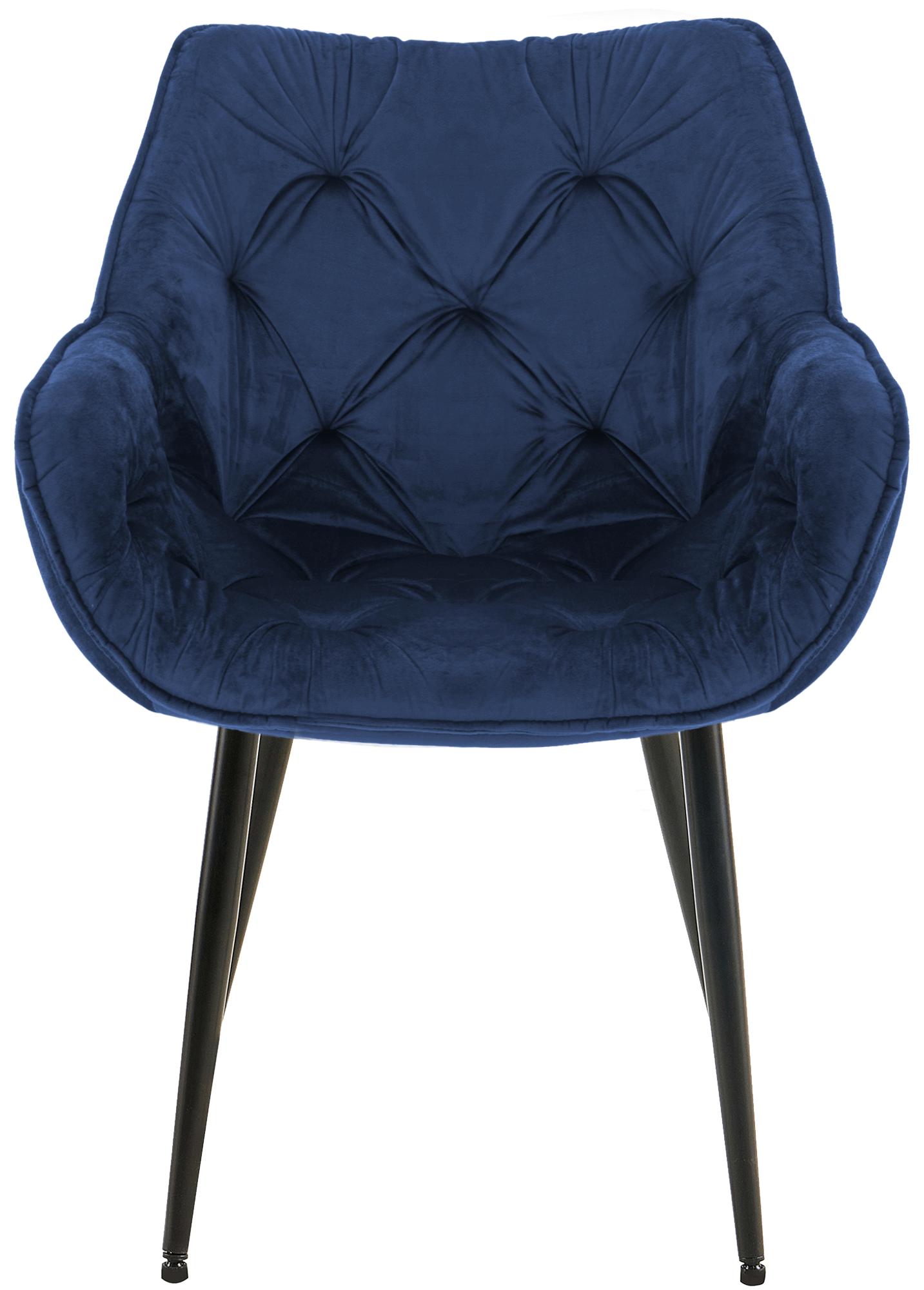 Lot de 2 chaises Tanna velours