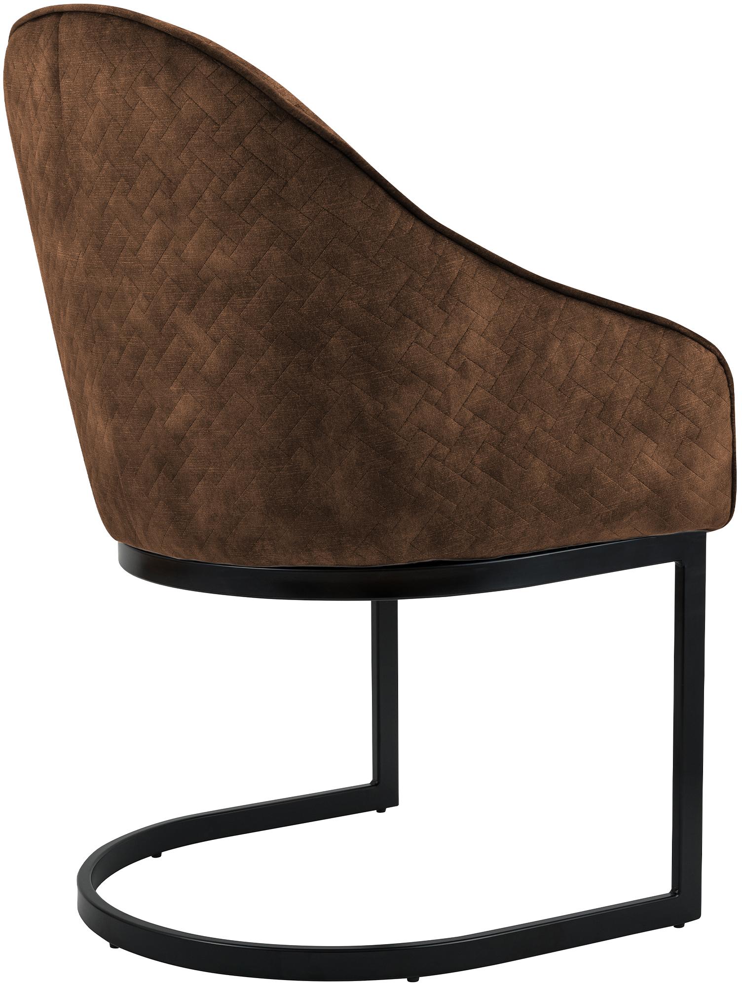 Chaise de salle à manger Jarik velours