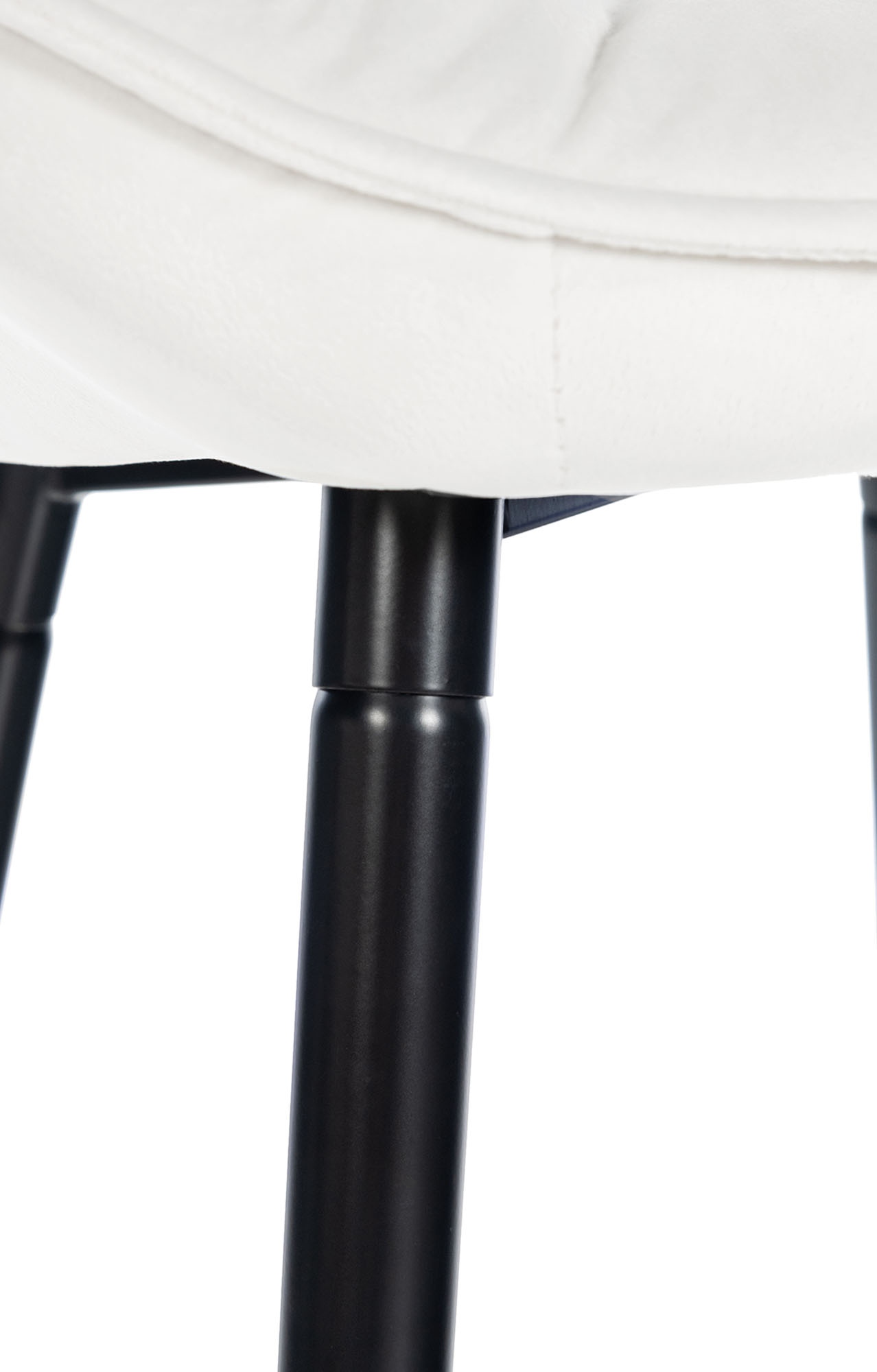 Tabouret de bar Gibson velours hauteur d'assise 76 cm