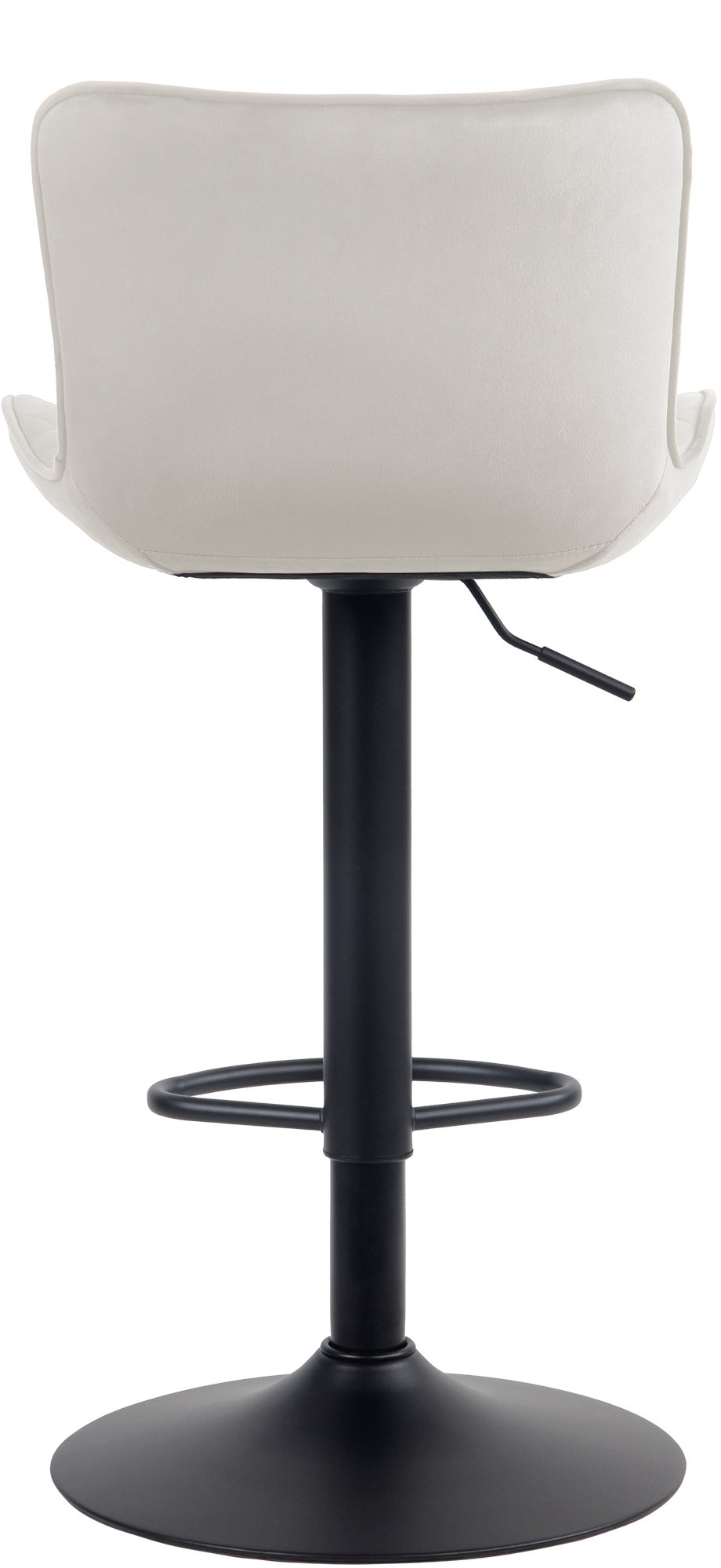 Tabouret de bar Emma Pied en Métal Hauteur réglable Siège pivotant