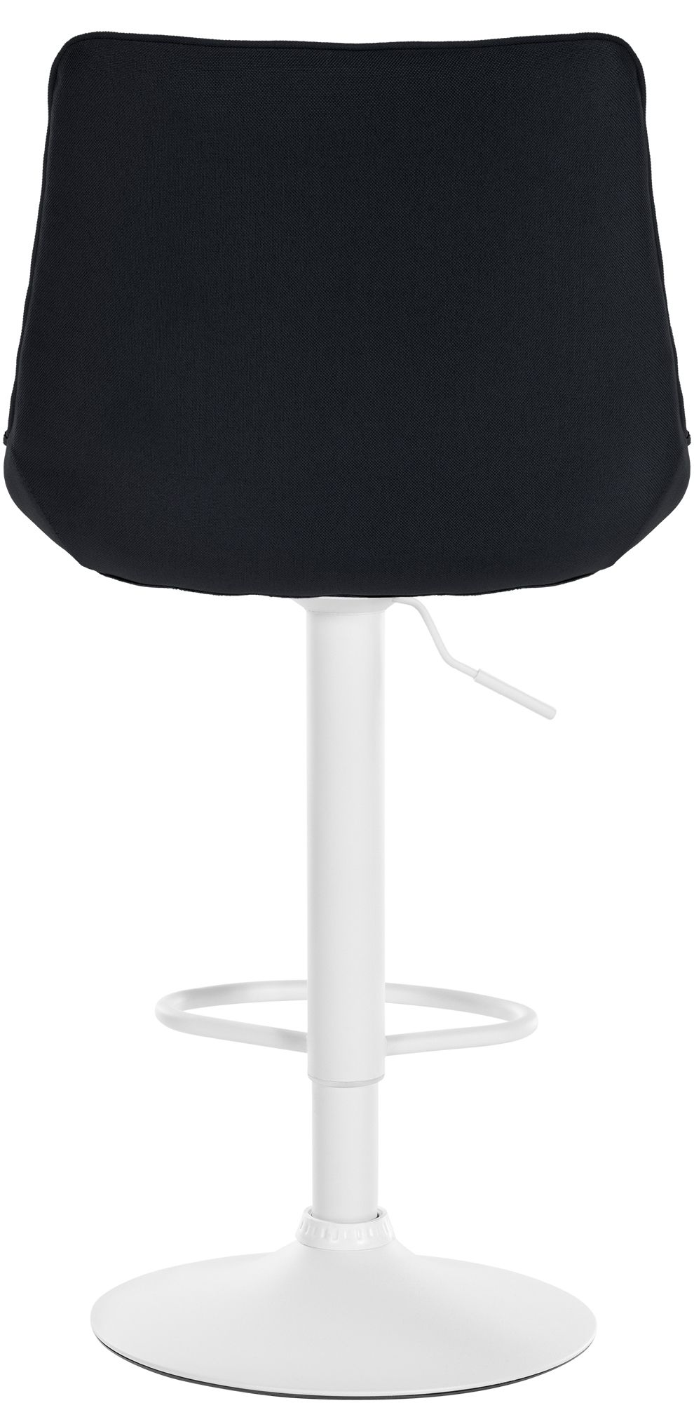 Tabouret de bar Toni en Tissu Pied trompette en Métal