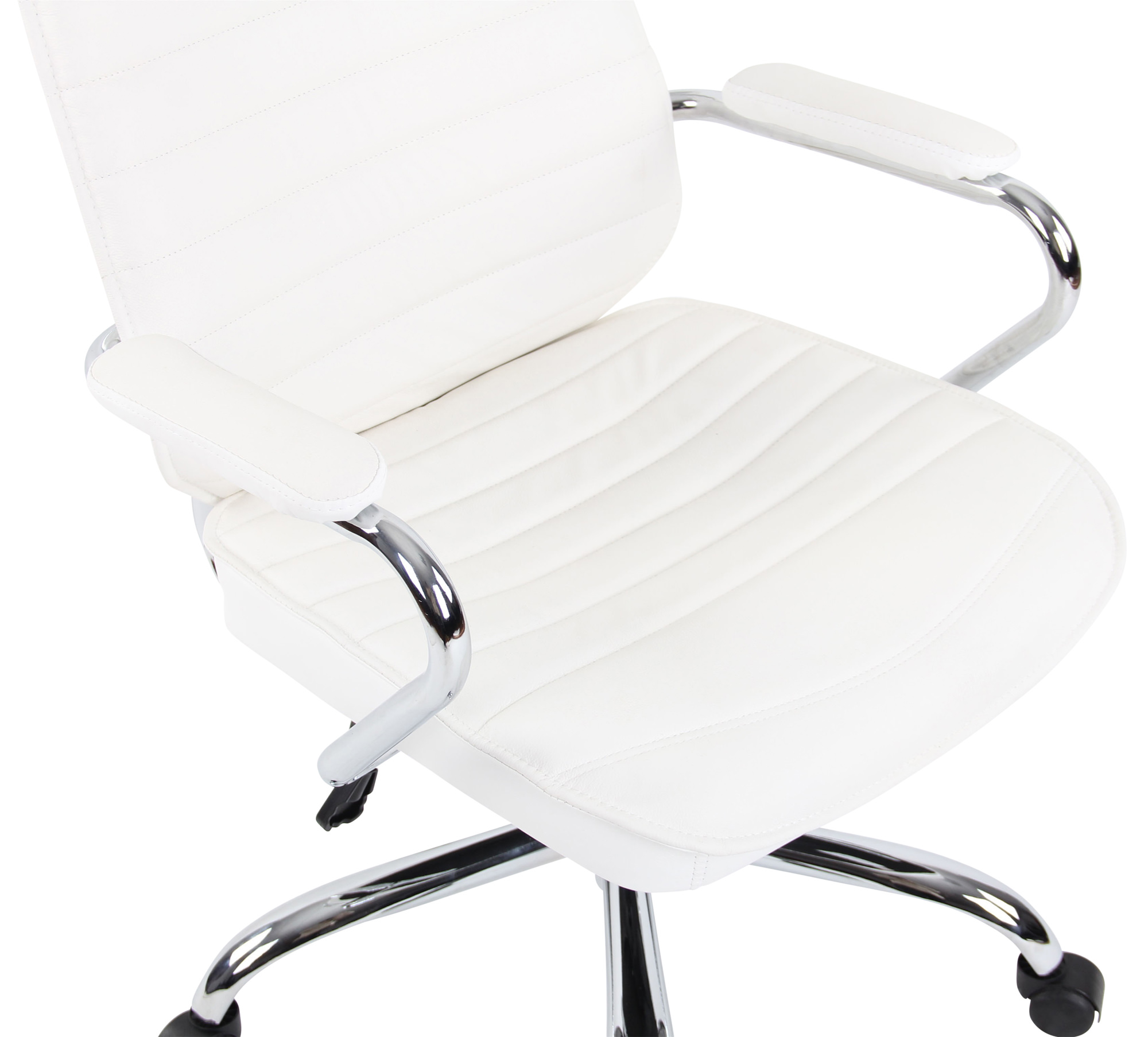 Fauteuil de bureau Rako en cuir véritable