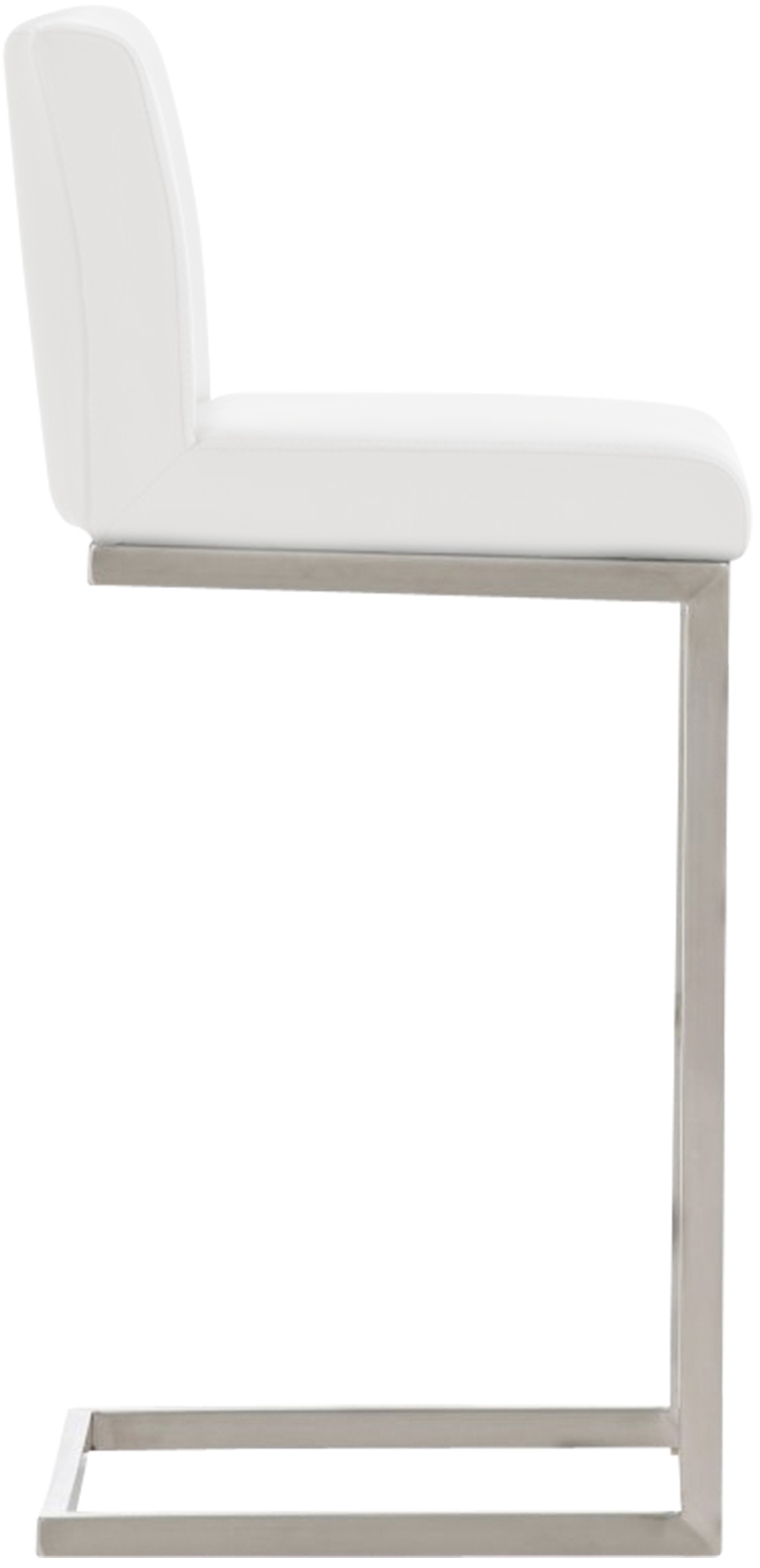 Ensemble de 2 tabourets de bar Paros en similicuir