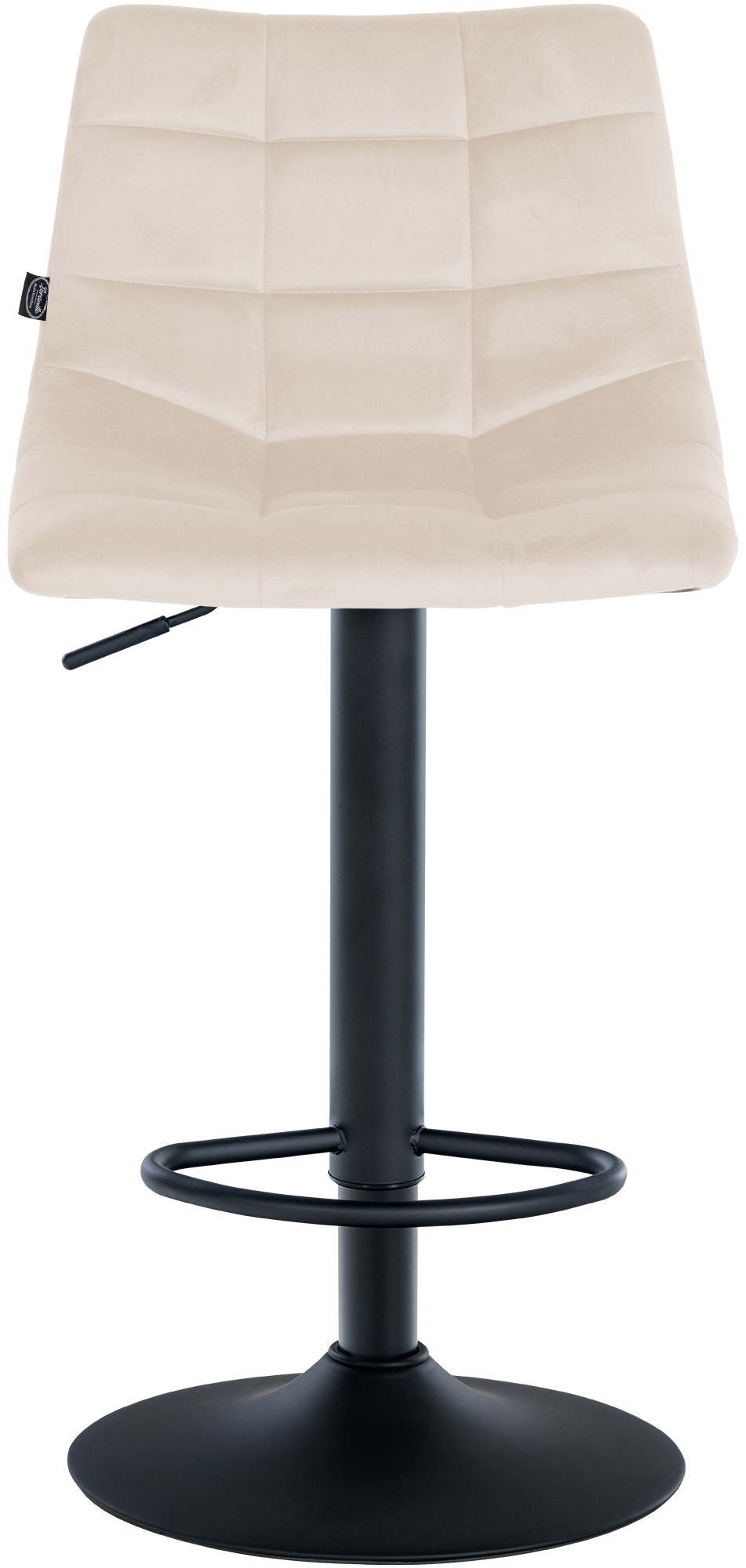 Tabouret de bar Jerry velours