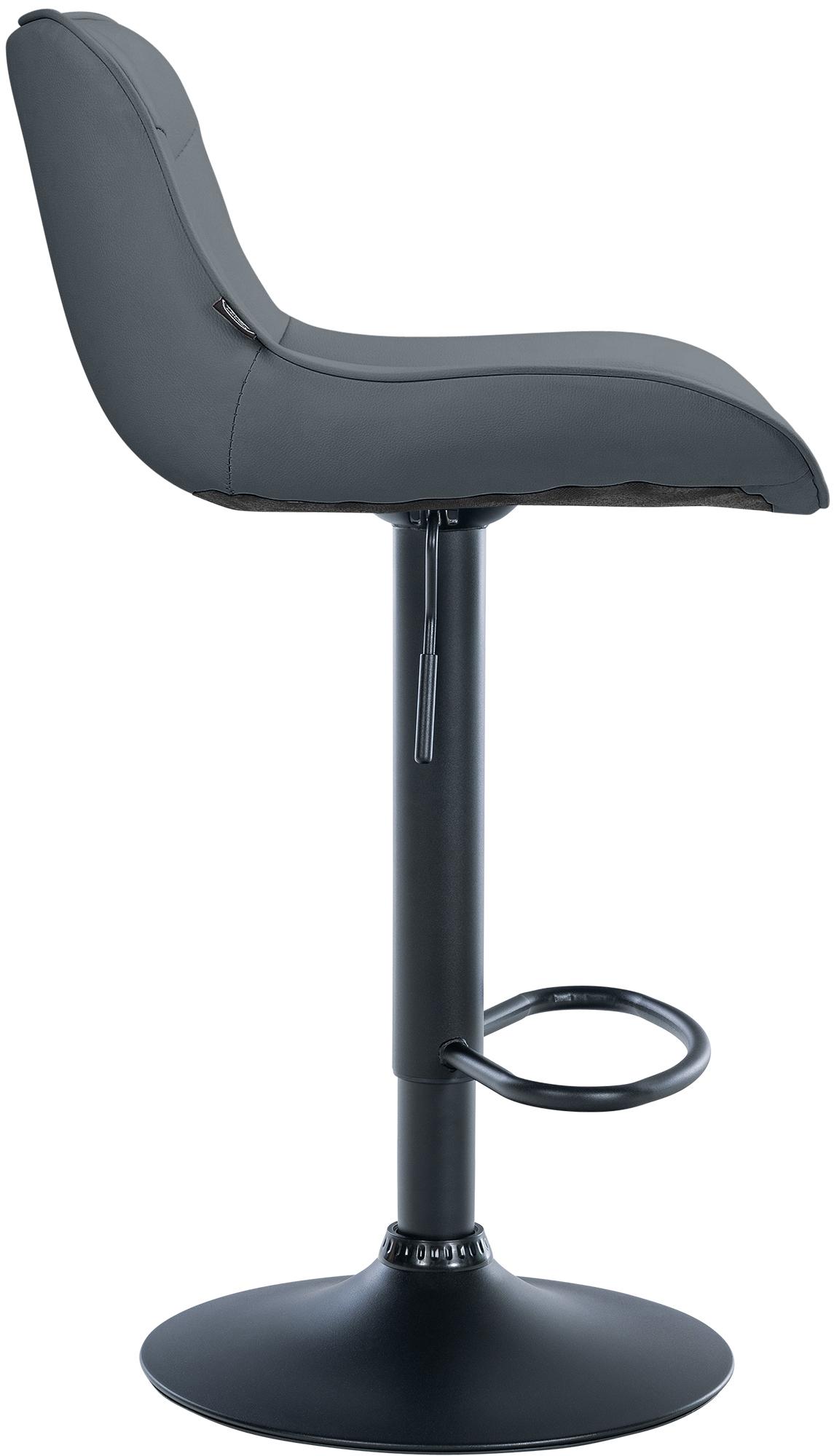 Lot de 2 tabourets de bar Vonore en similicuir