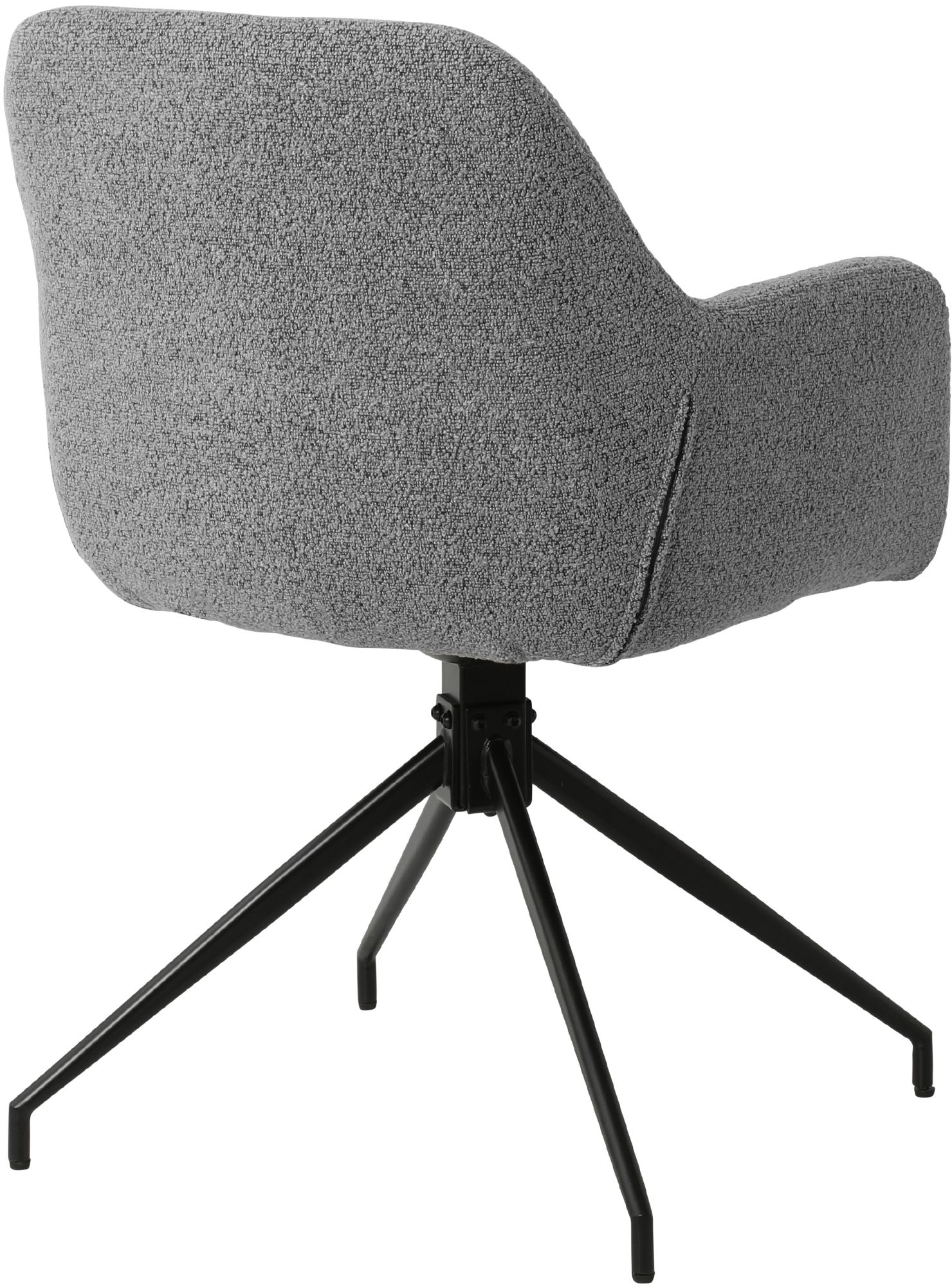 Lot de 2 Chaises de Salle à Manger Merlinda en Tissu Bouclette
