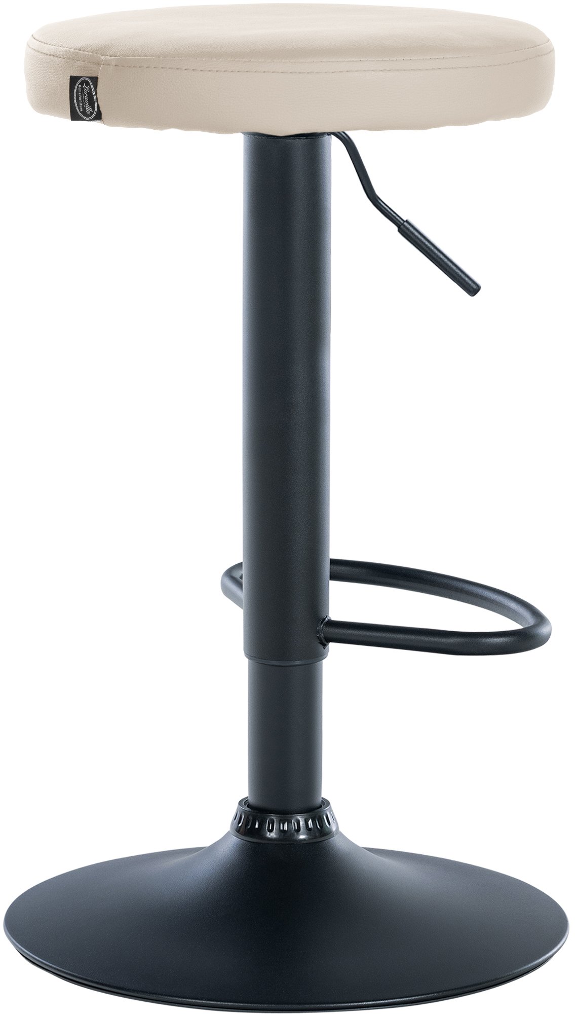 Lot de 2 tabourets de bar Ponte en similicuir