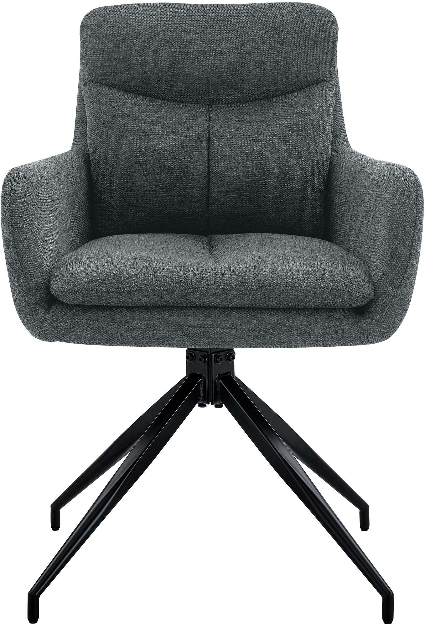 Lot de 2 chaises de salle à manger Somers tissu