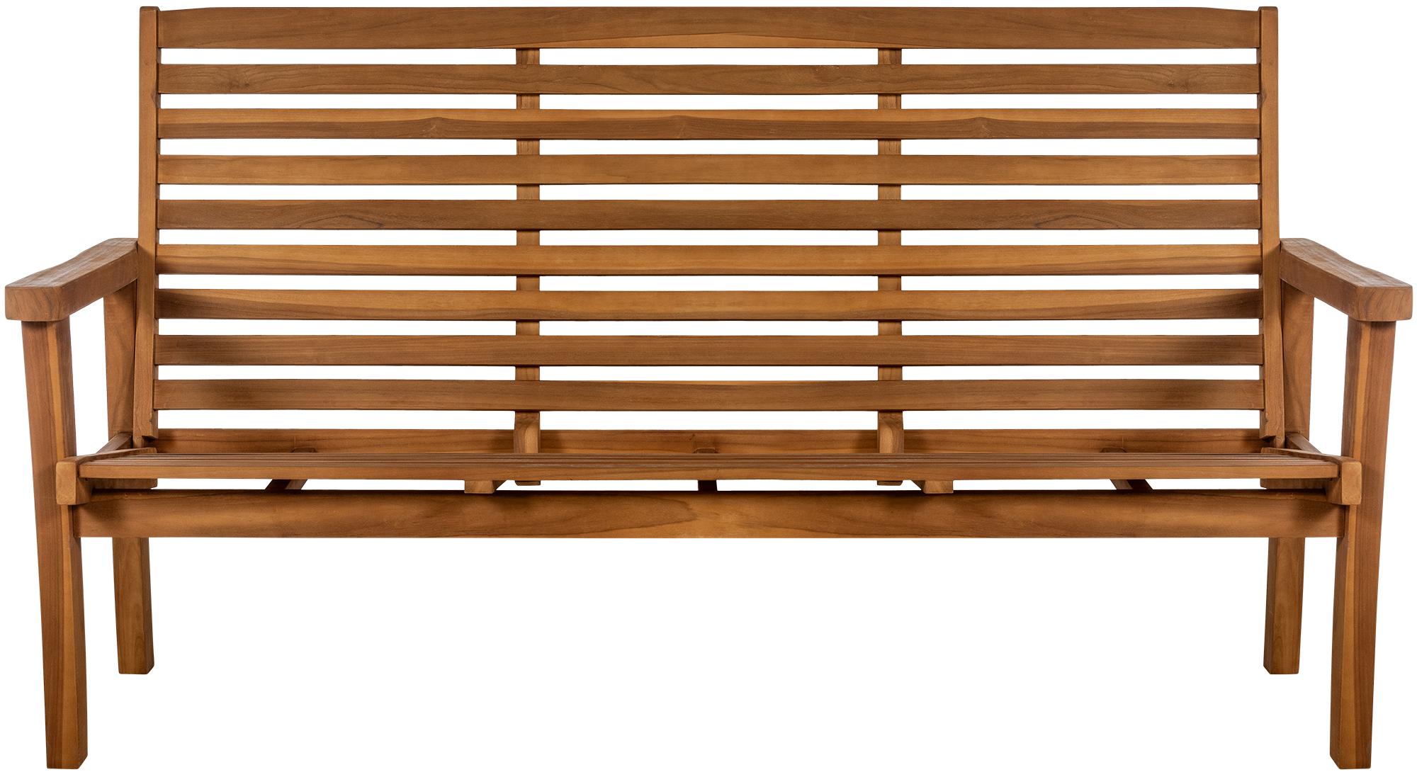 Banc en teck Nicosia avec dossier inclinable