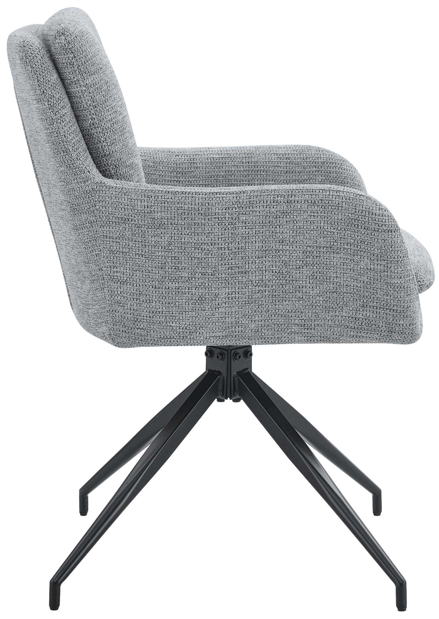 Lot de 2 chaises de salle à manger Pickett en tissu