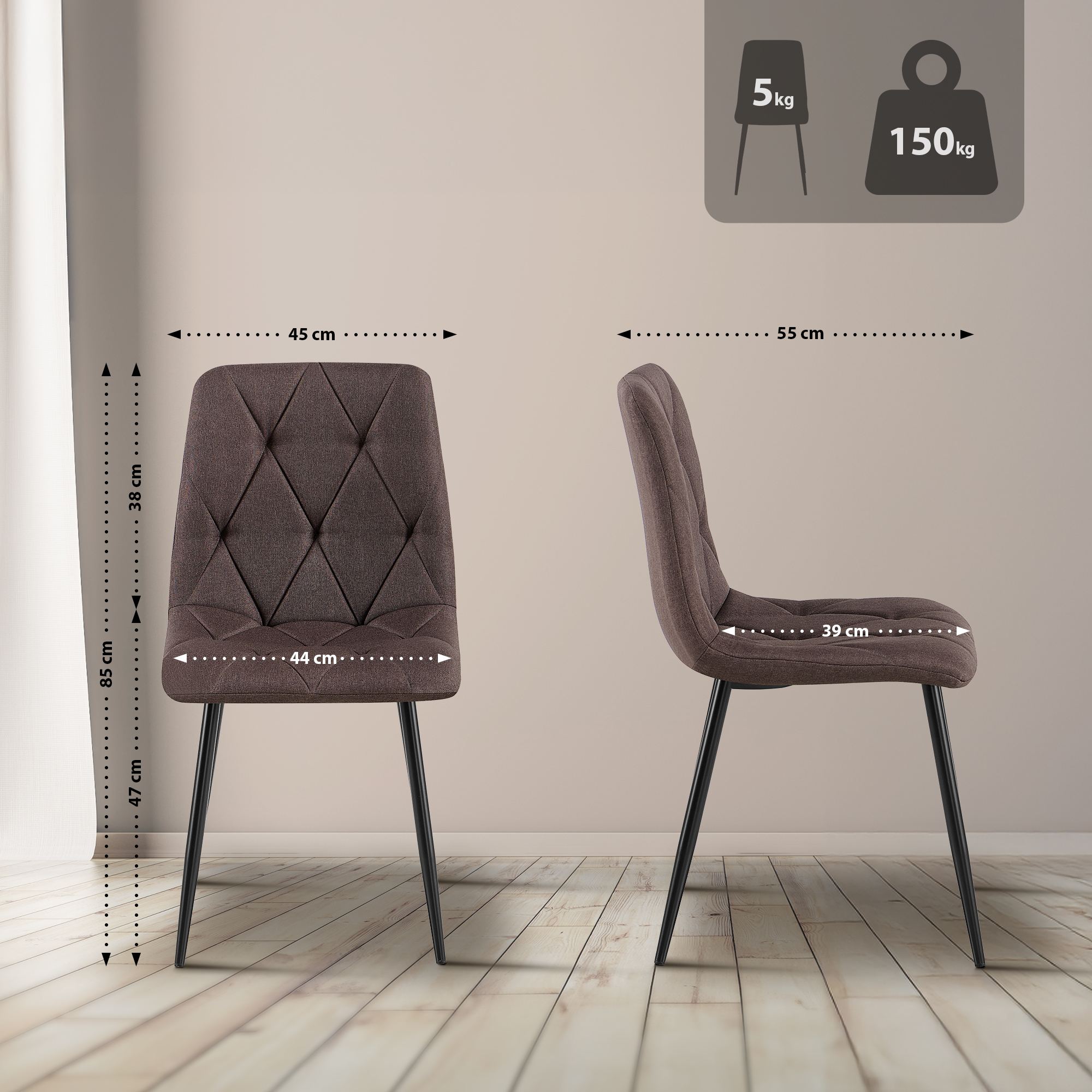 Chaise de salle à manger Clairton