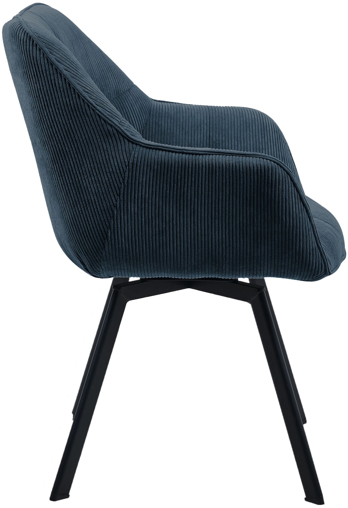 Lot de 2 chaises de salle à manger Jordi Cord