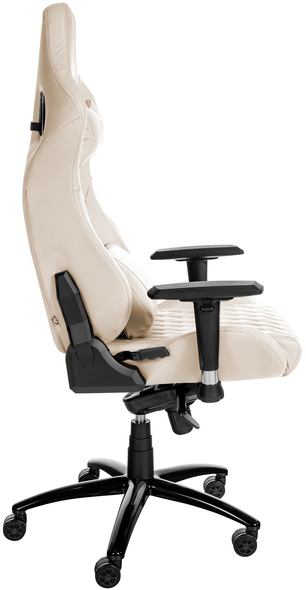 Fauteuil de bureau Keren revêtement en cuir véritable