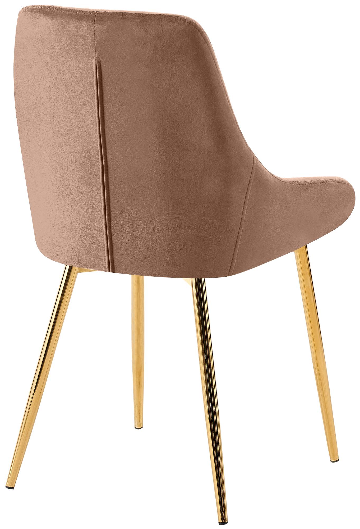 Chaise de salle à manger Elmira velours