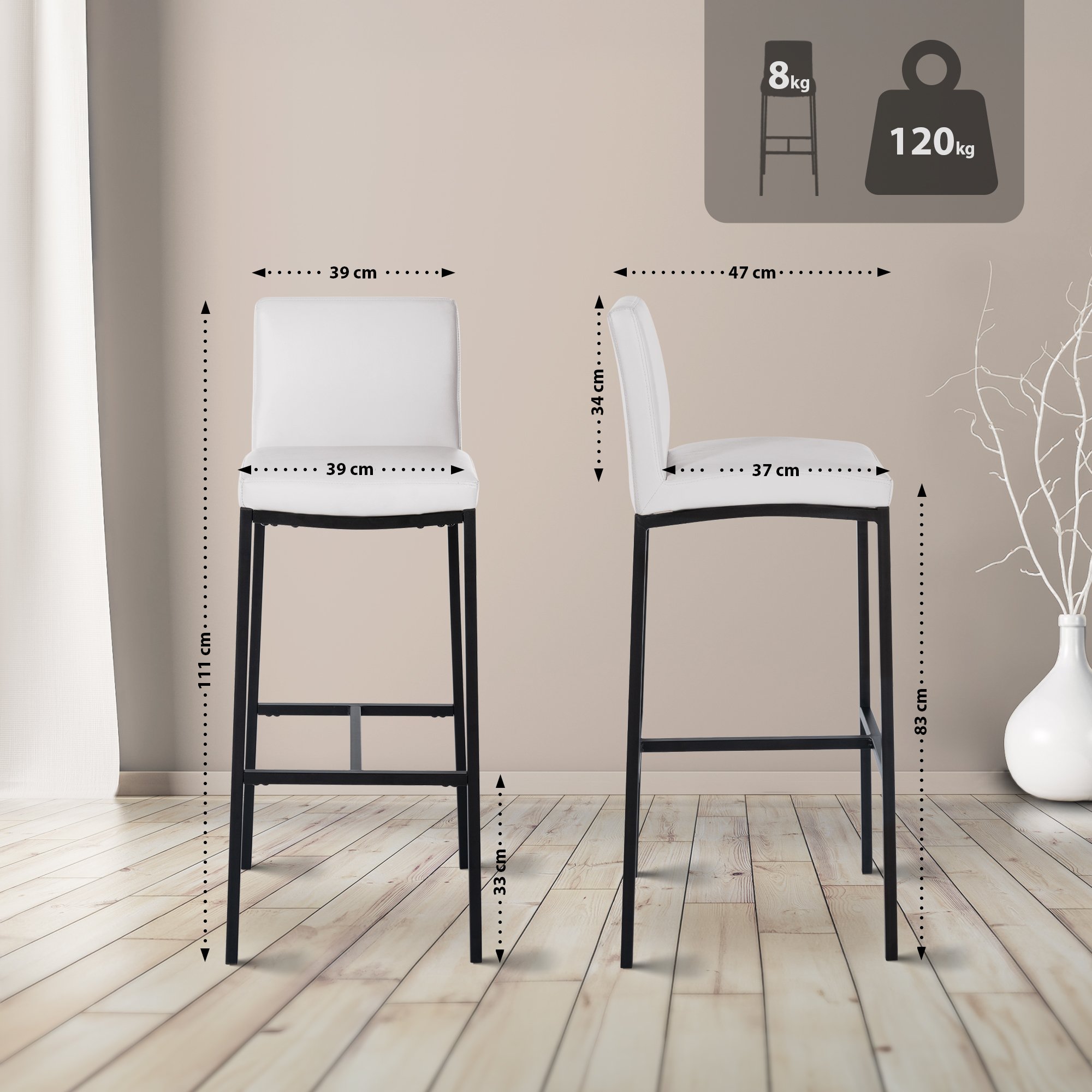 Tabouret de bar Freeport