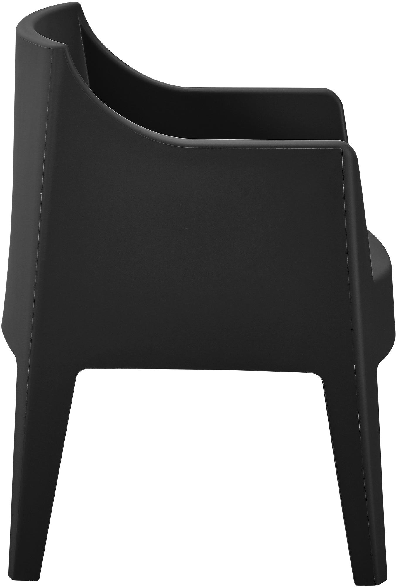 Lot de 6 Chaises de Jardin Bartal Empilables en Polypropylène Résistant aux UV et Intempéries - Fauteuils d'Extérieur Design