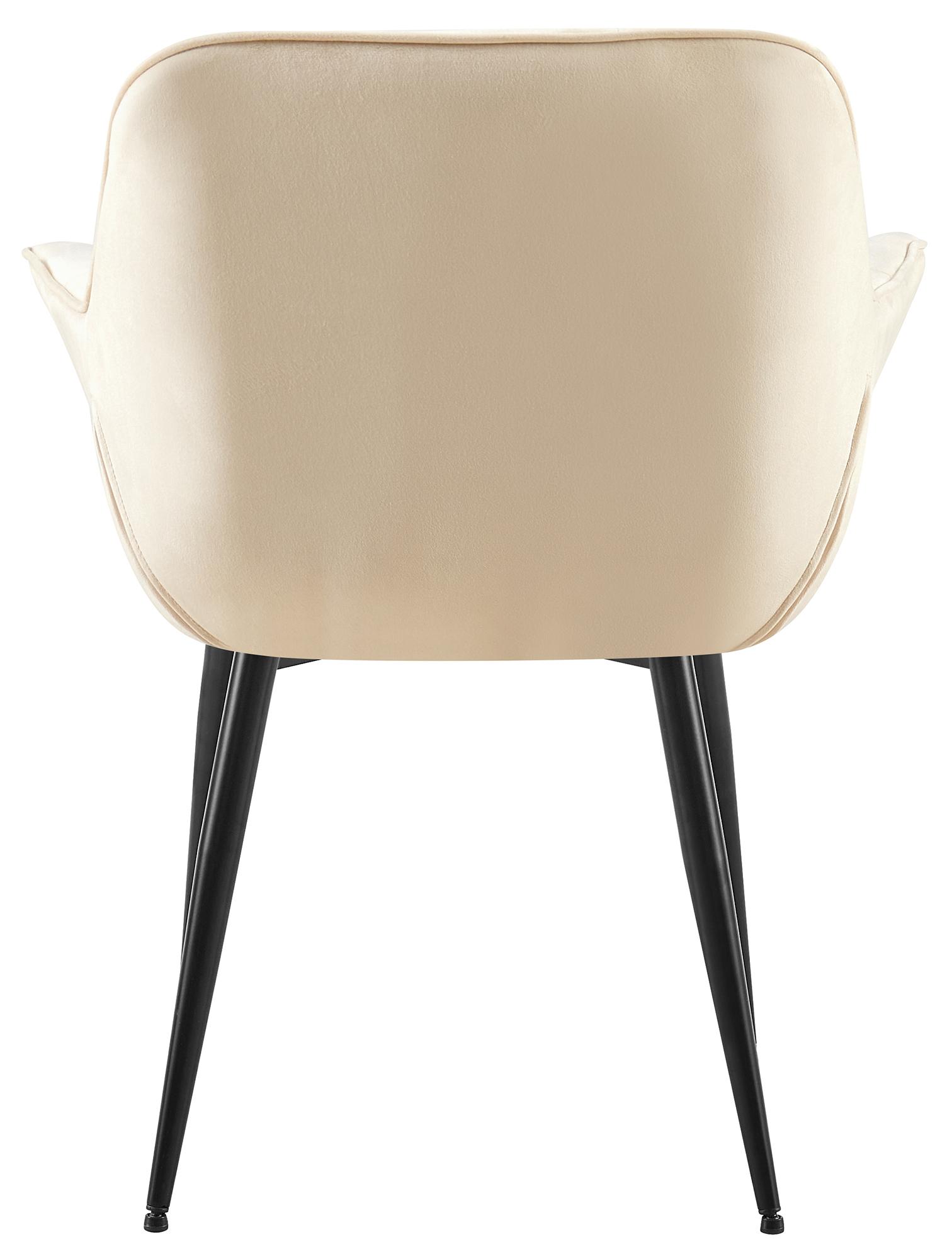 Chaise de salle à manger Roseville velours