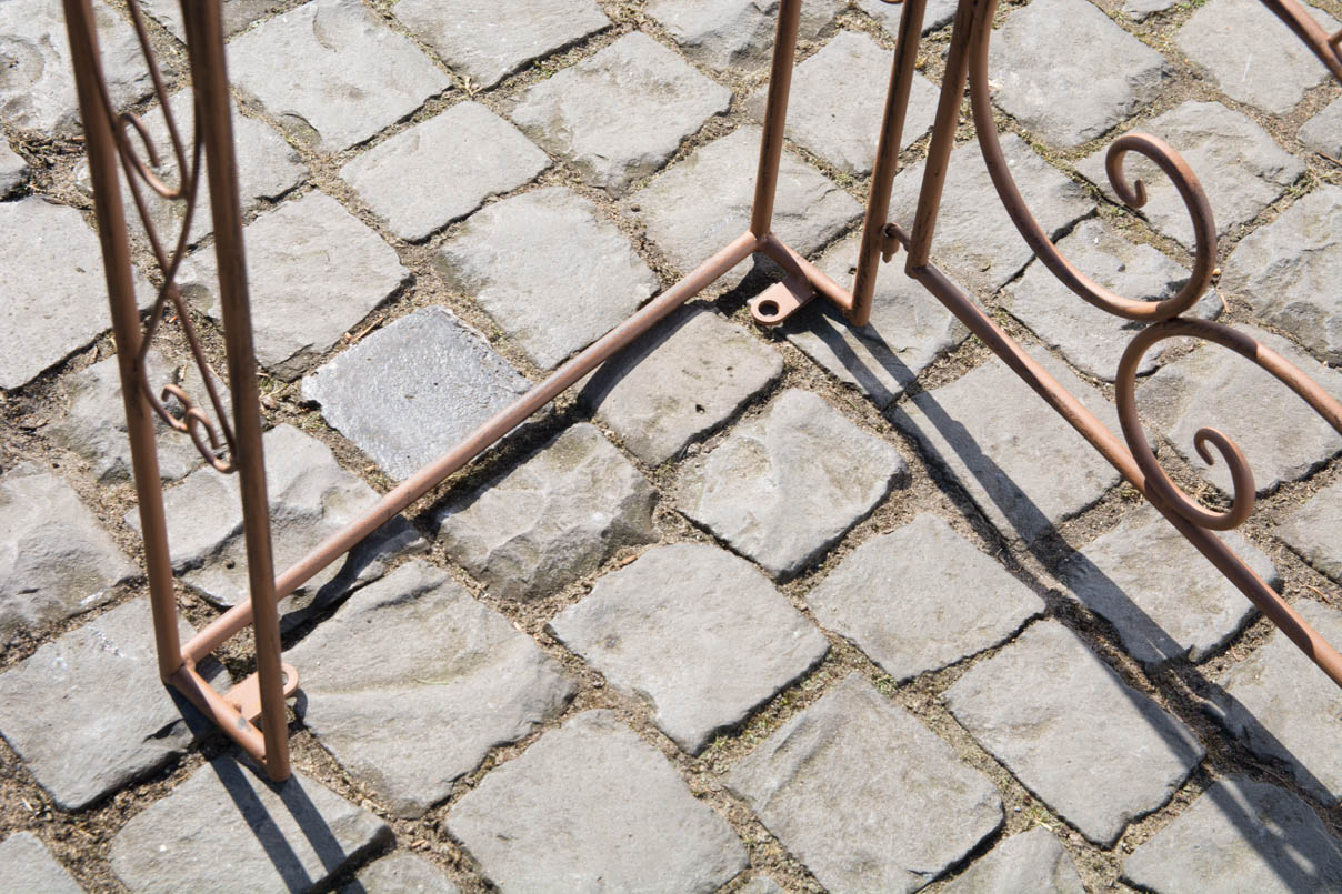 Arche à rosiers en fer Melissa avec porte