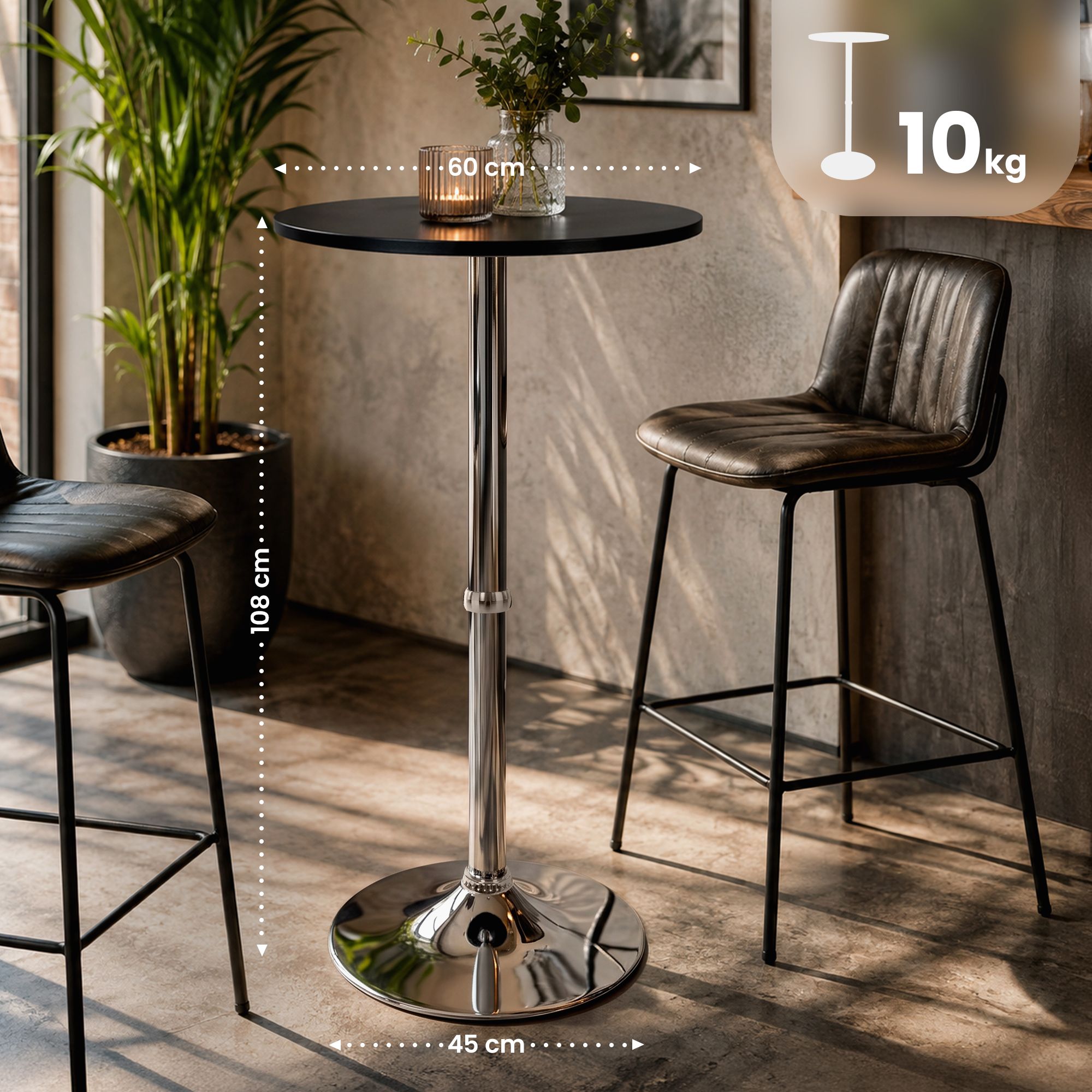 Mange-debout rond Ø 60 cm