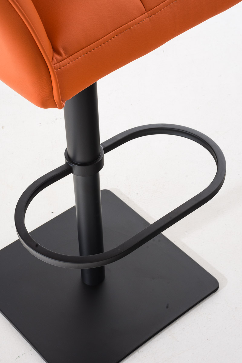 Lot de 2 tabourets de bar Damaso en similicuir