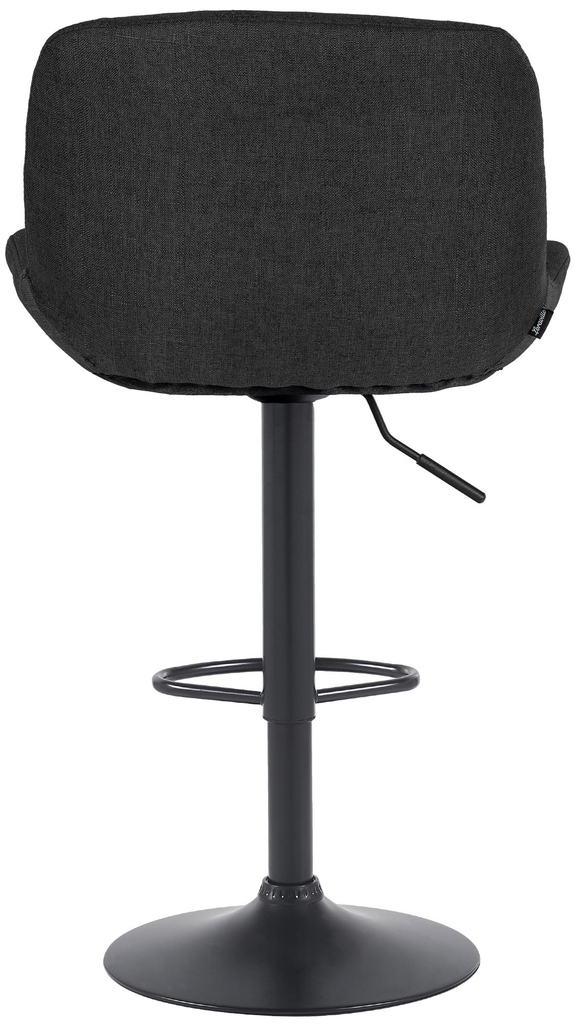 Tabouret de bar Solon noir