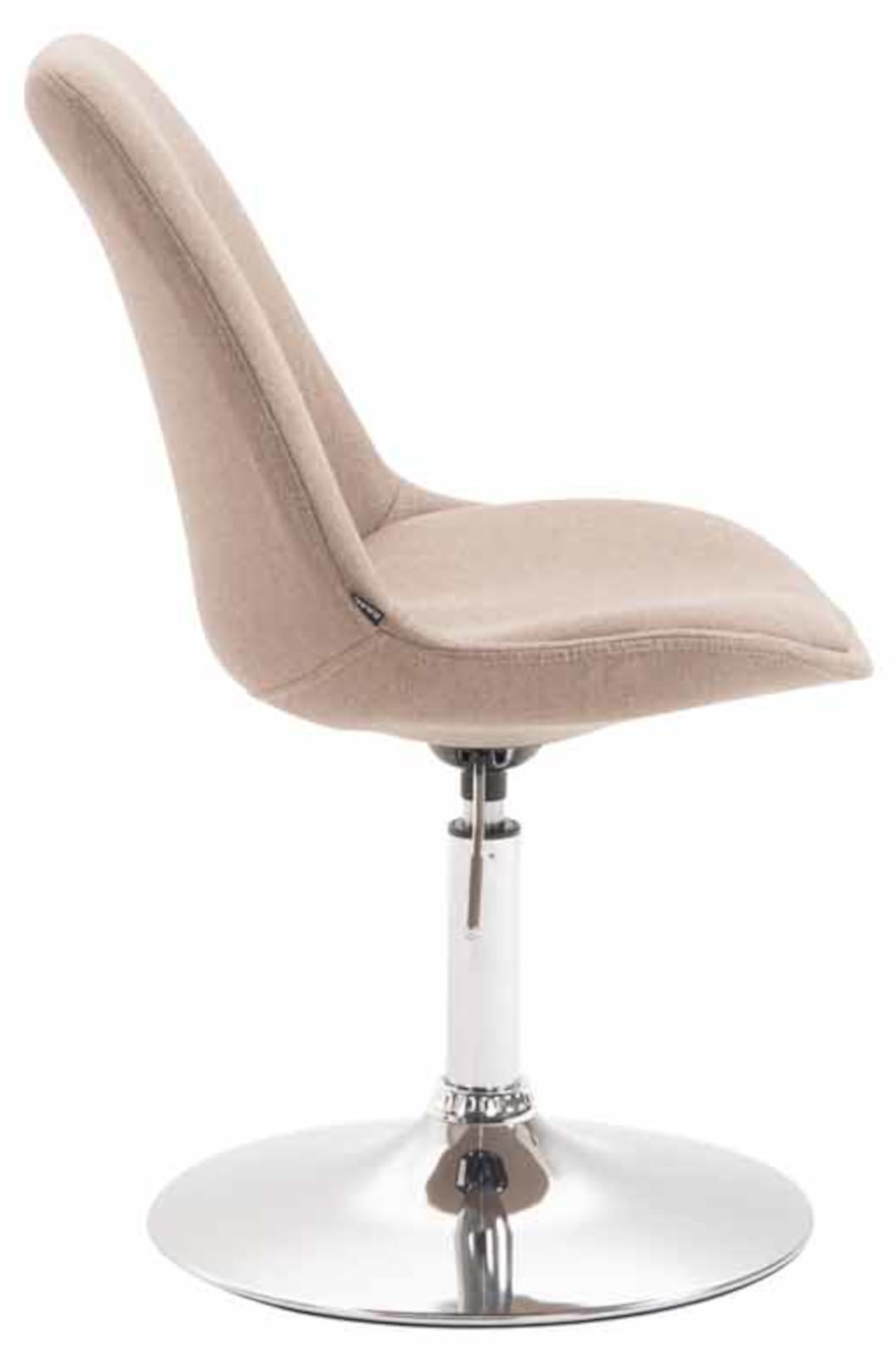 Lot de 4 Chaises de salle à manger Maverick tissu avec pied trompette