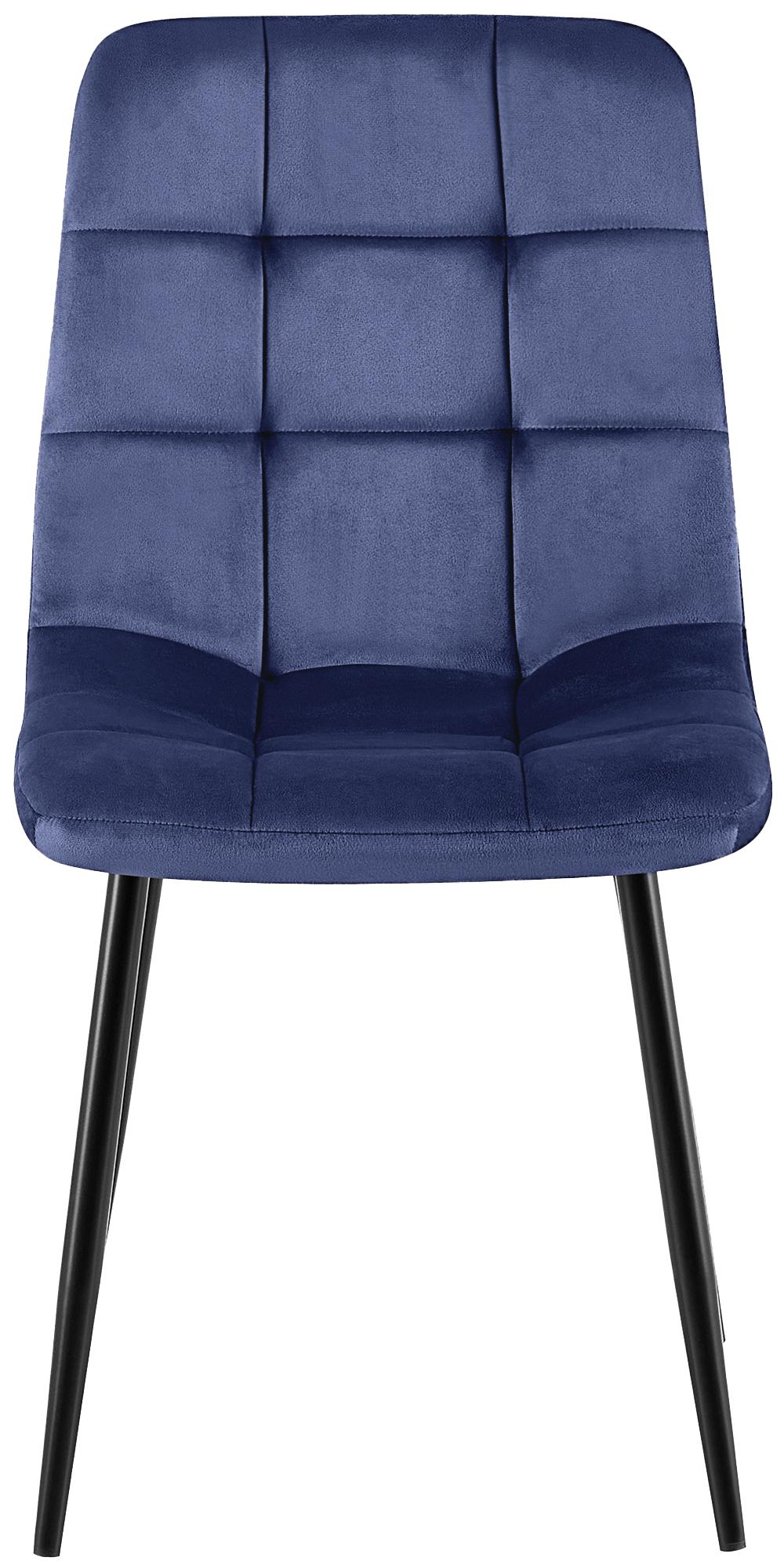 Chaise de salle a manger Antibes en velours