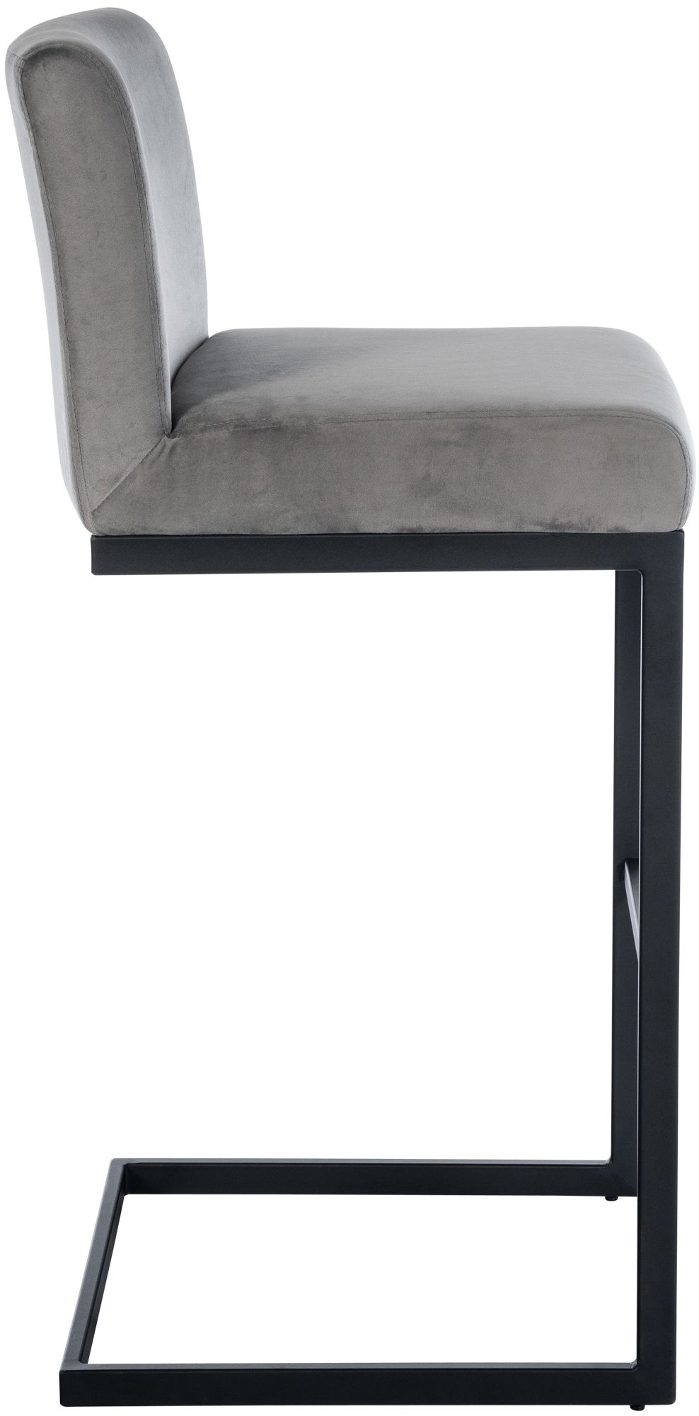 Lot de 2 tabourets de bar Hopewell en velours