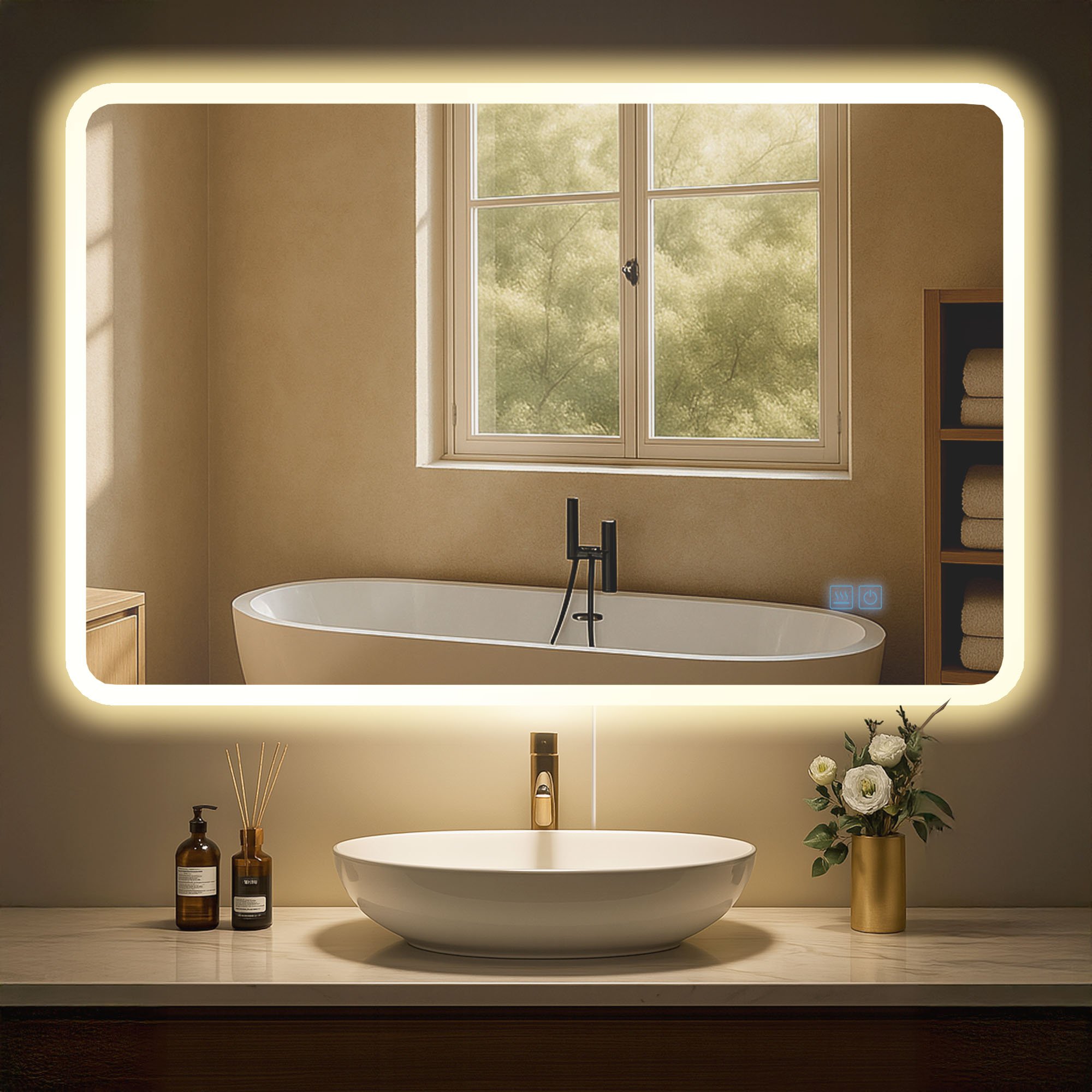 Miroir de salle de bain Jericho