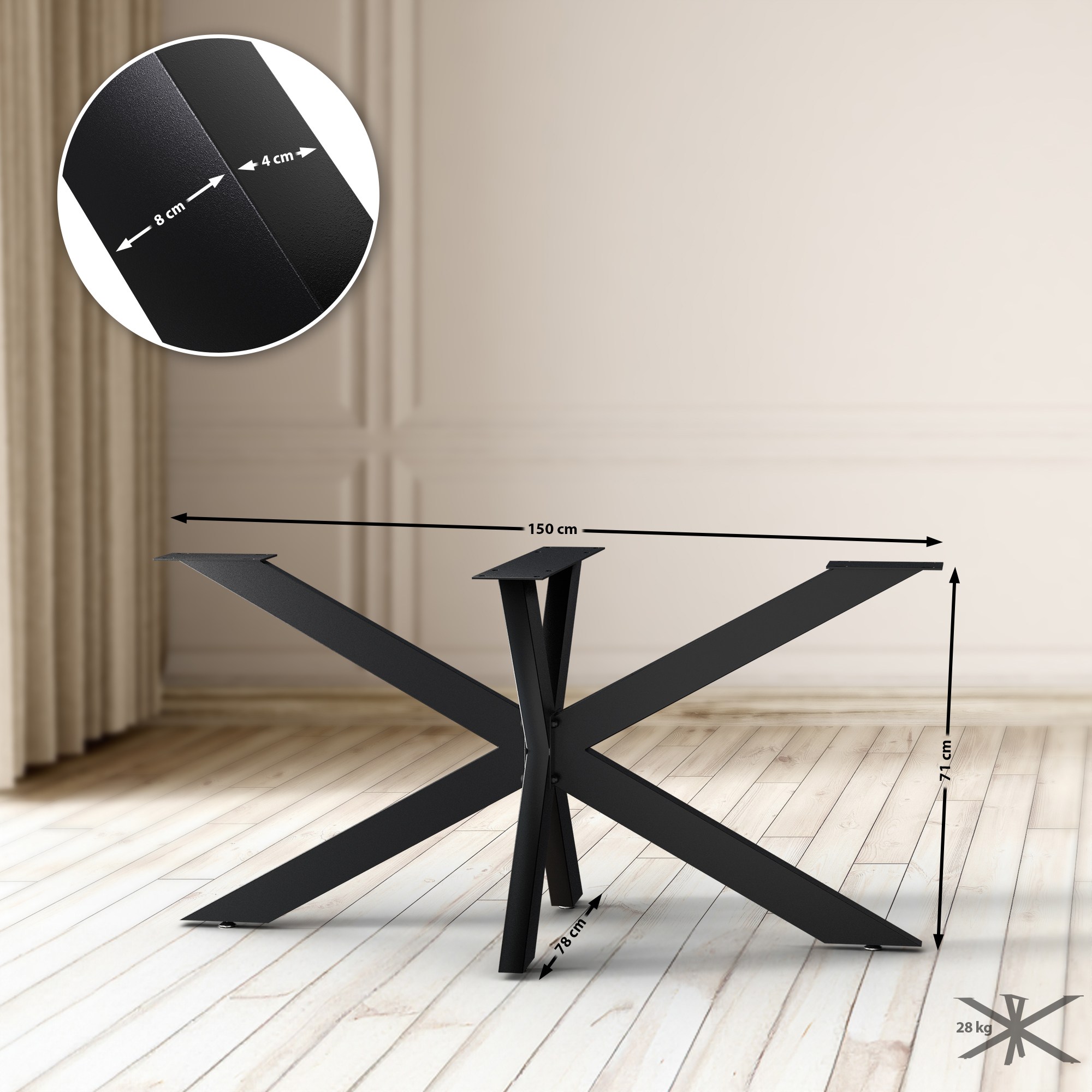Pieds de table Biloxi
