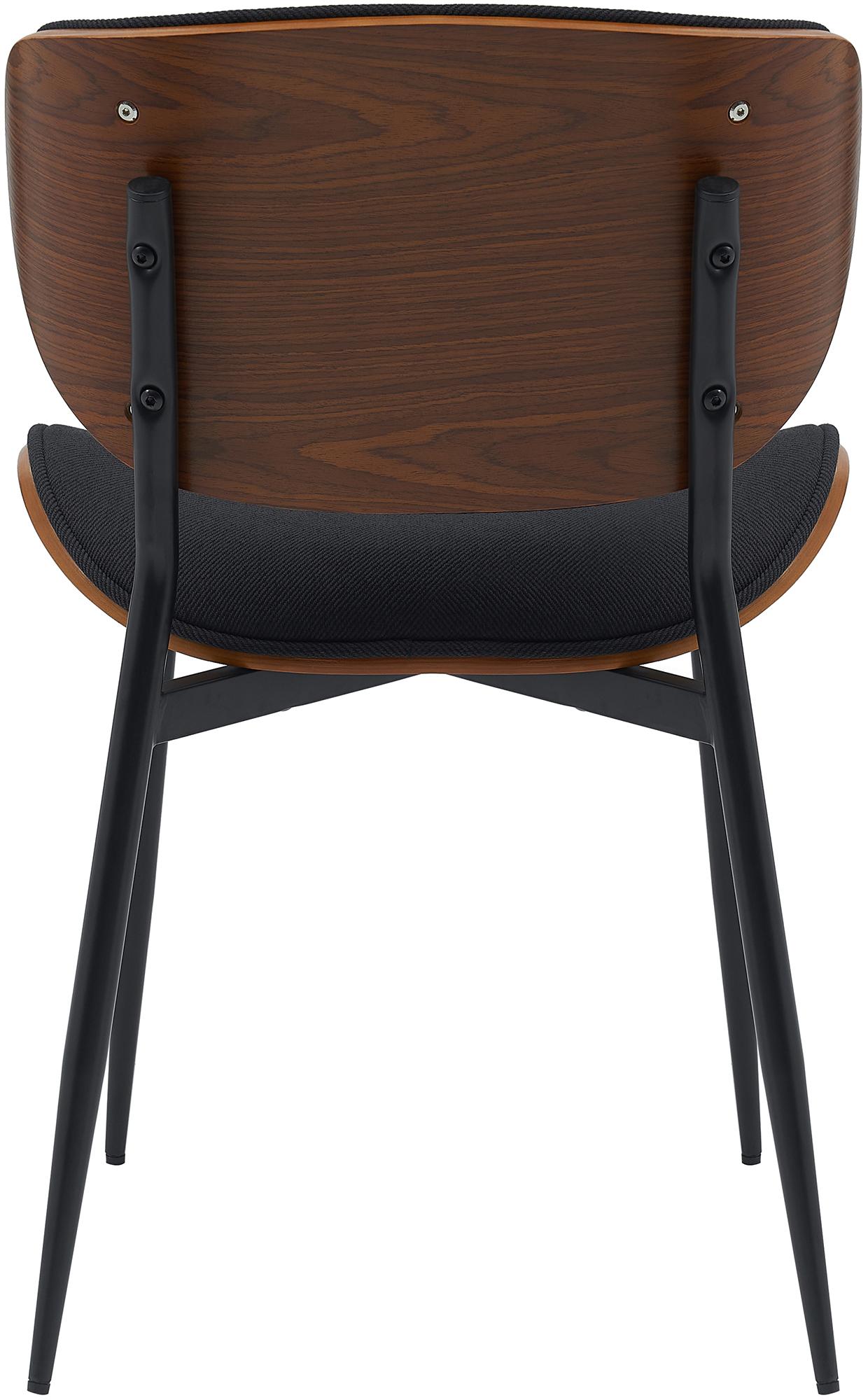 Chaise Enid habillée de similicuir ou de tissu