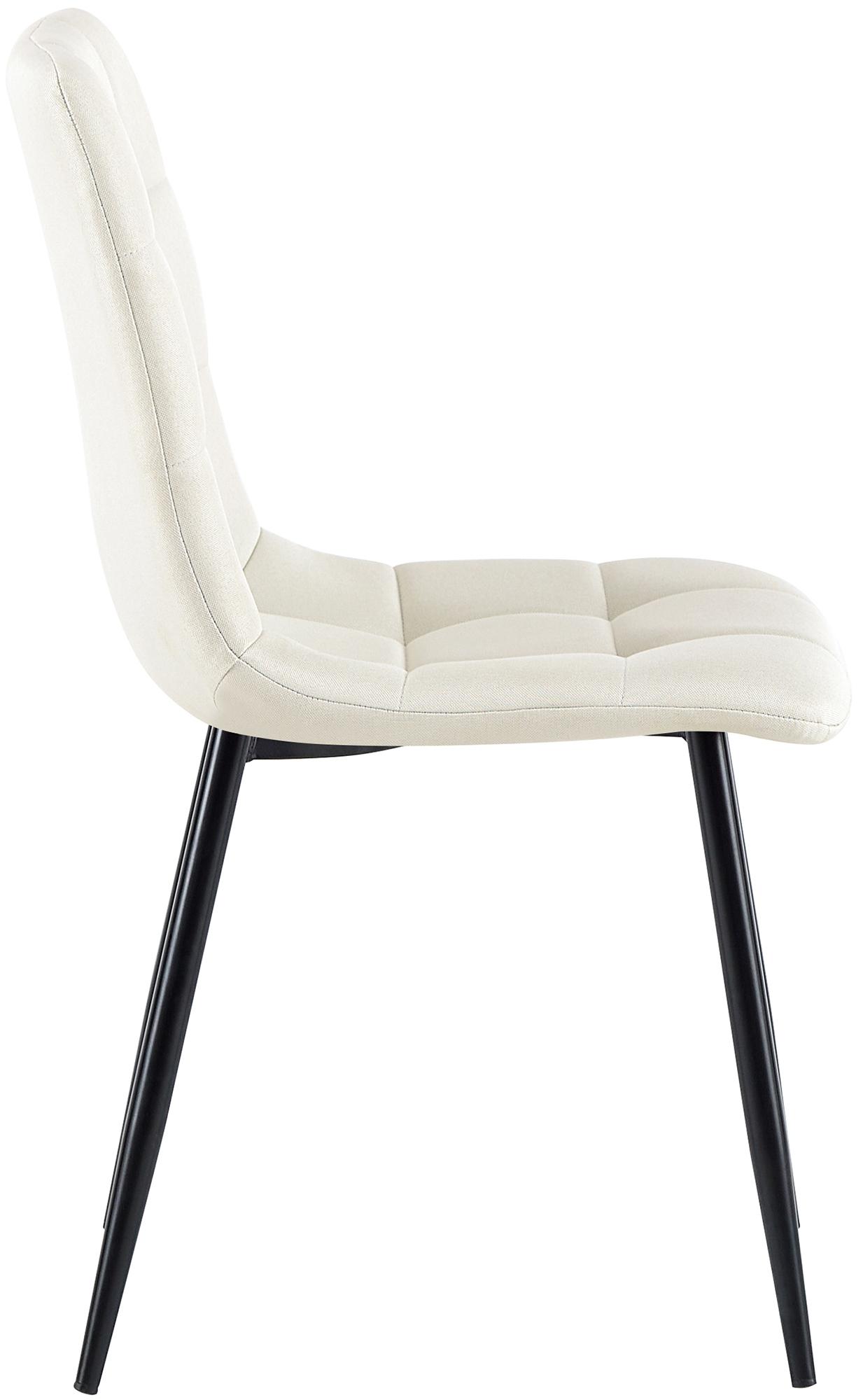 Chaise de salle a manger Antibes en tissu