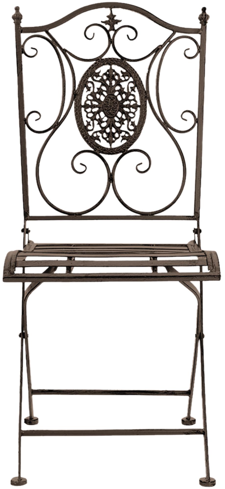 Chaise de jardin en métal Sibell