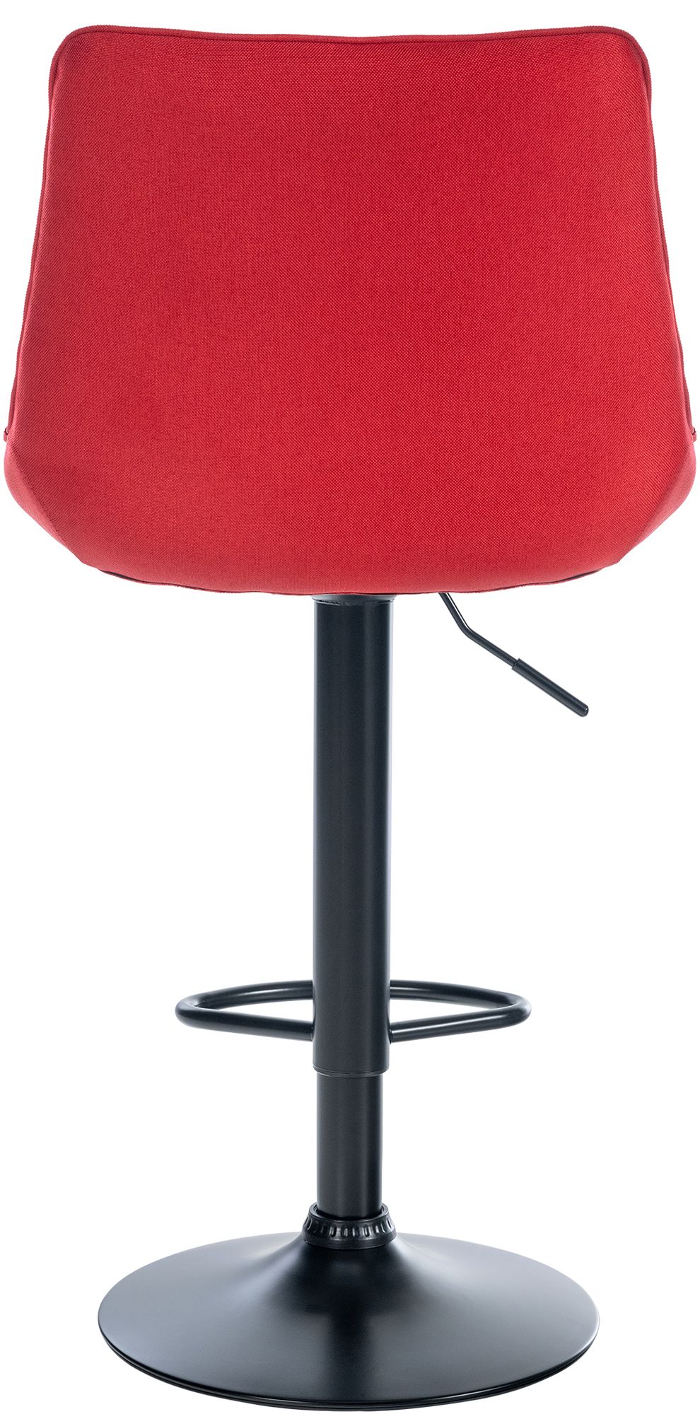 Tabouret de bar Toni en Tissu Pied trompette en Métal