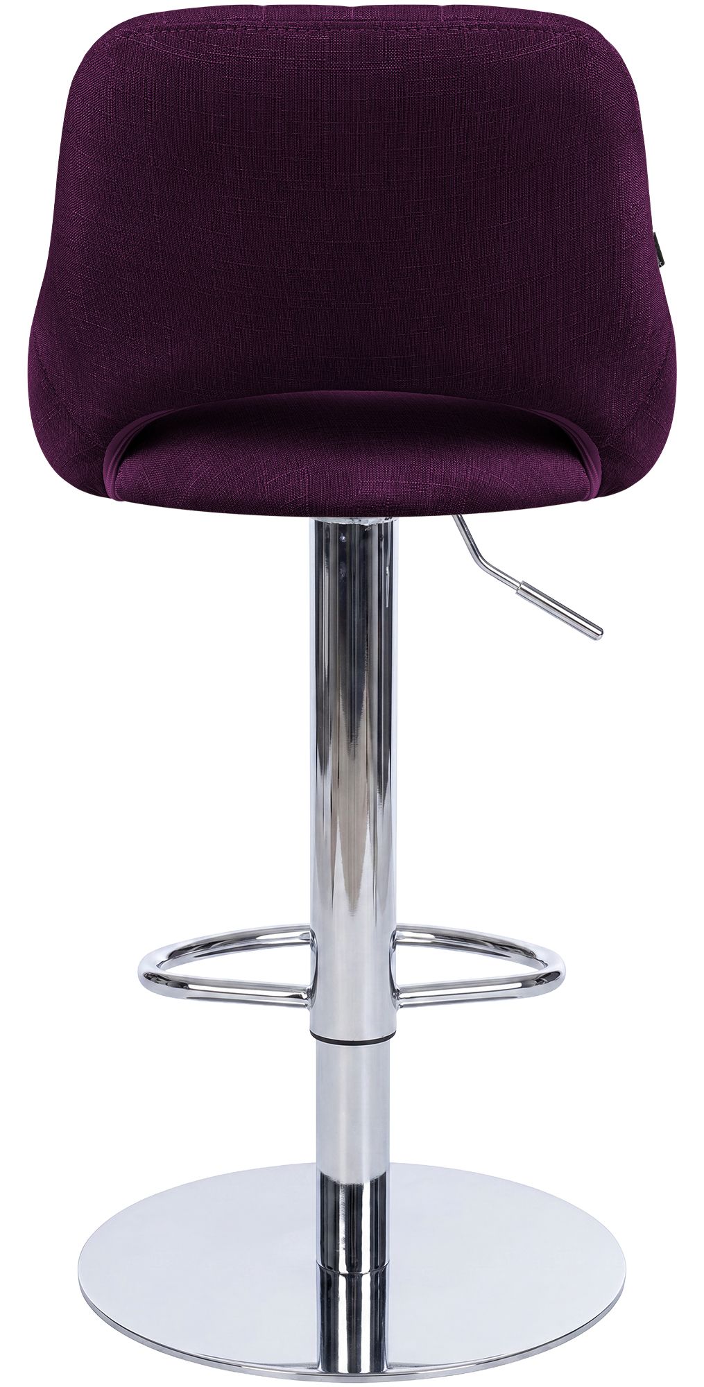 Tabouret de bar Milet avec structure stable chromée