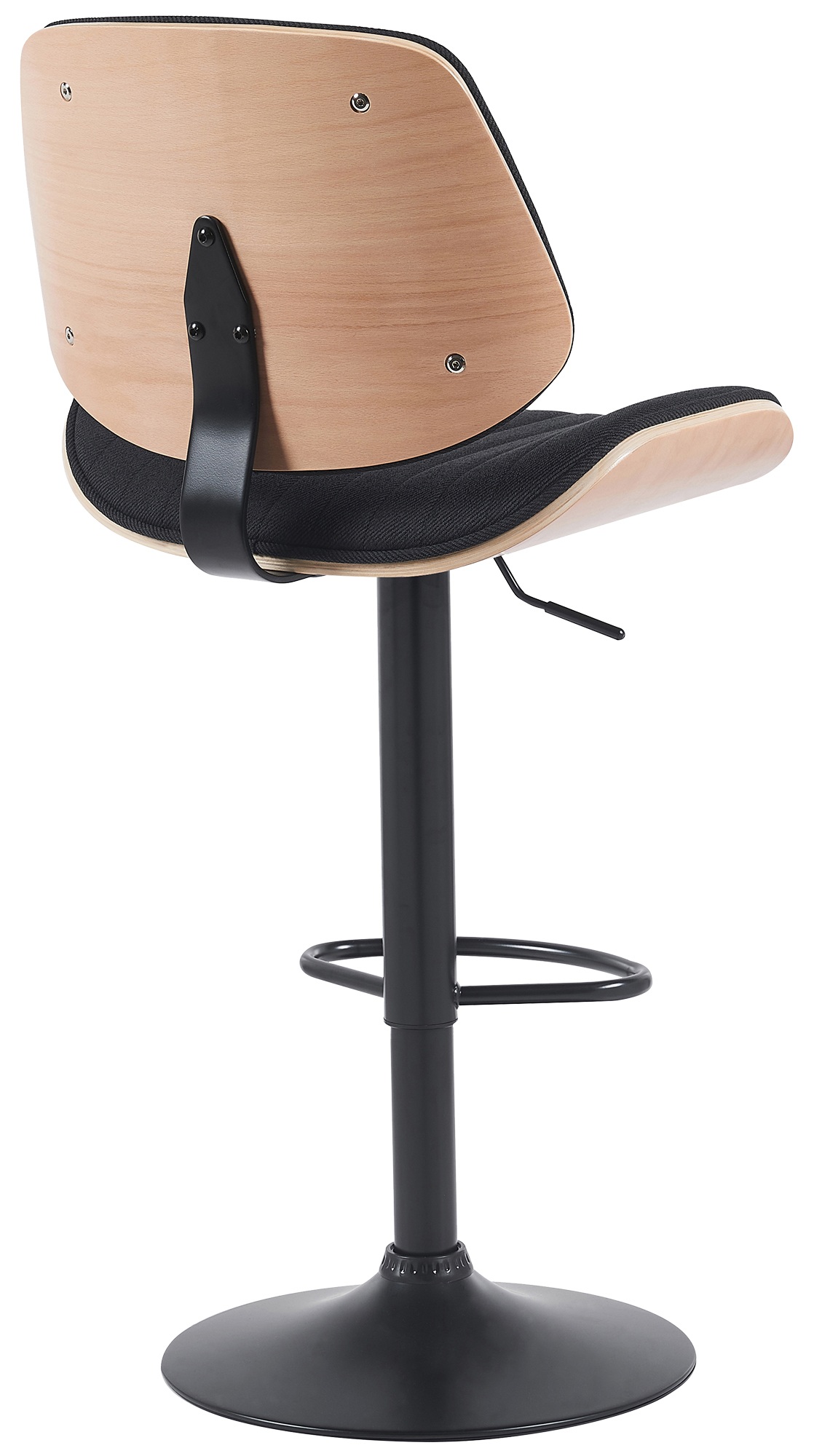 Lot de 2 tabourets de bar Clawson tissu