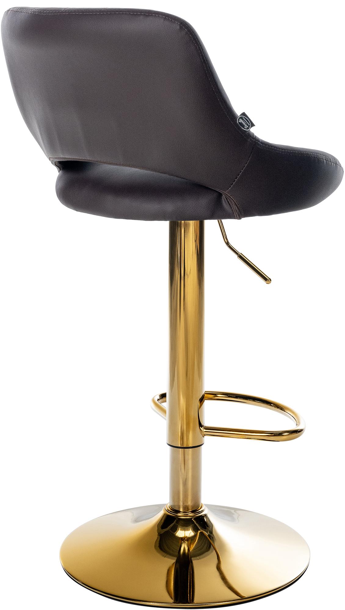 Lot de 2 tabourets de bar Milet en similicuir