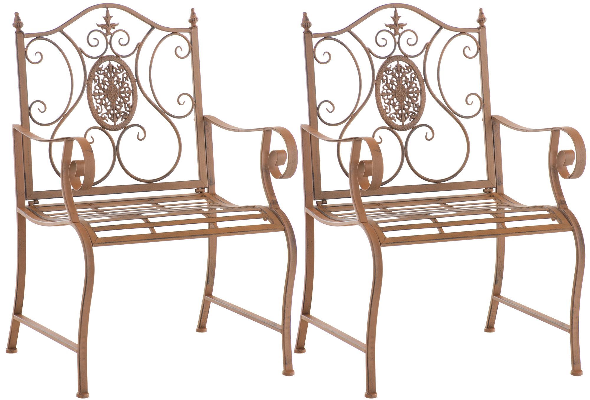 Lot de 2 chaises de jardin Punjab