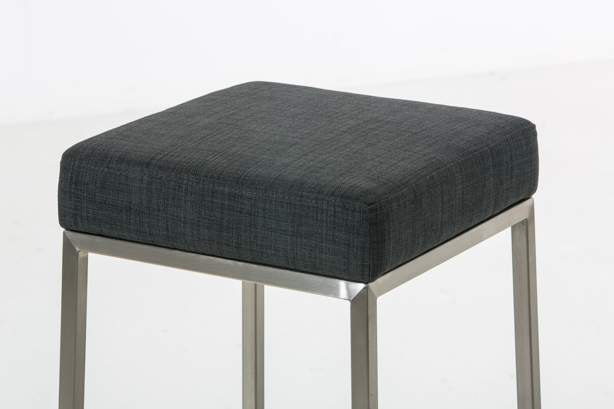 Lot de 2 tabourets de bar Montreal en tissu