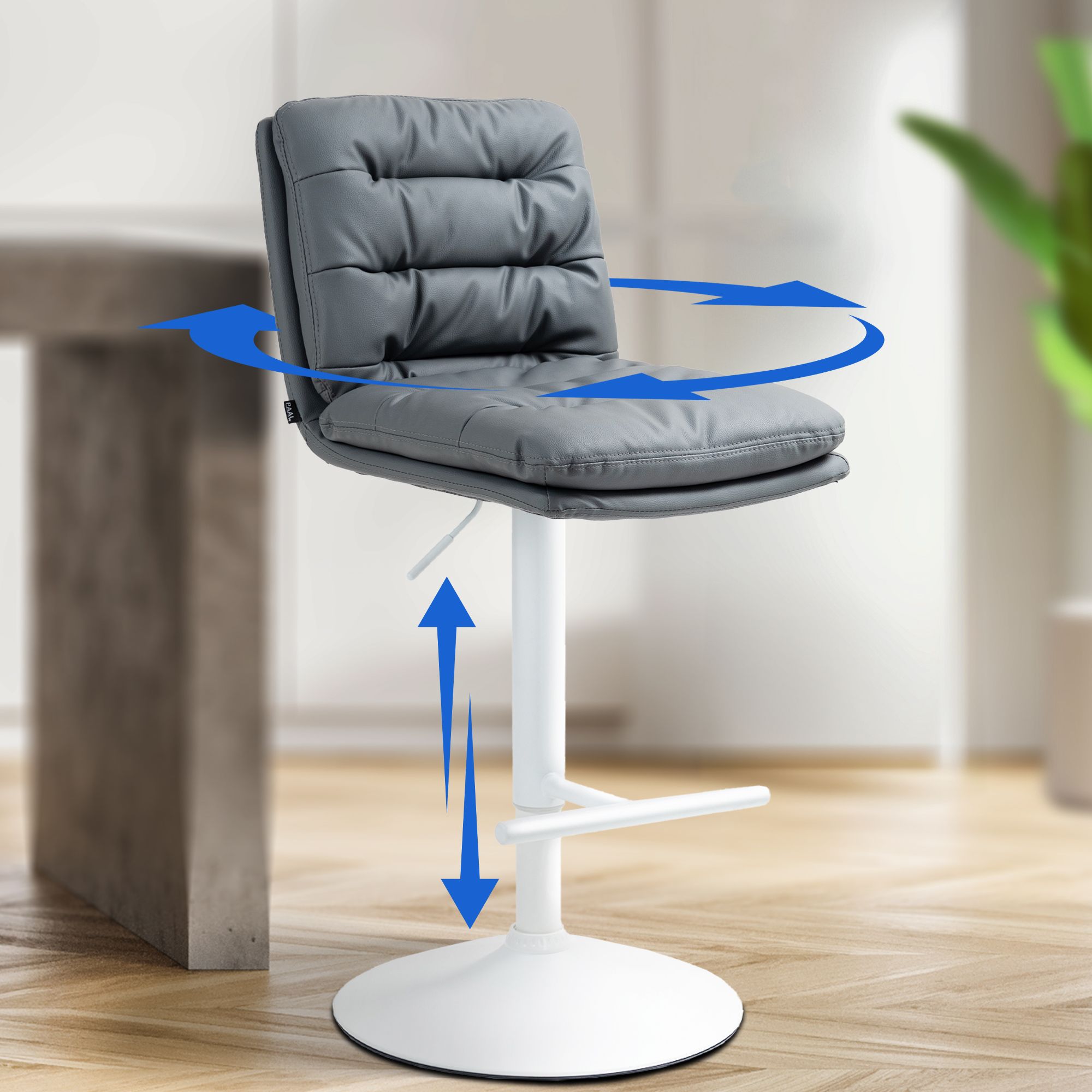 Tabouret de bar Damar similicuir