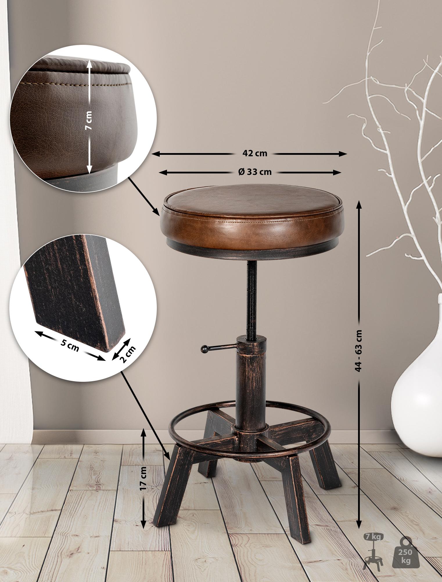 Lot de 2 tabourets Destin