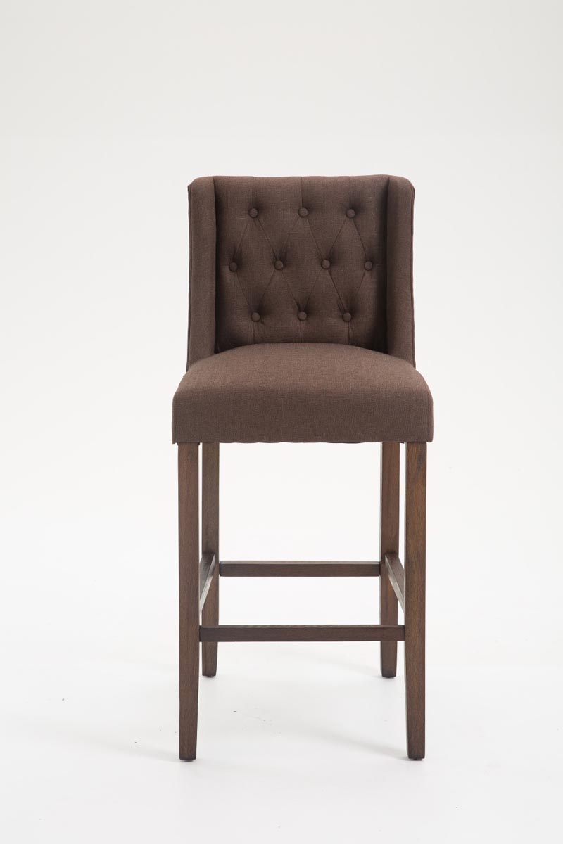 Lot de 2 Tabourets de bar Cassandra Tissu