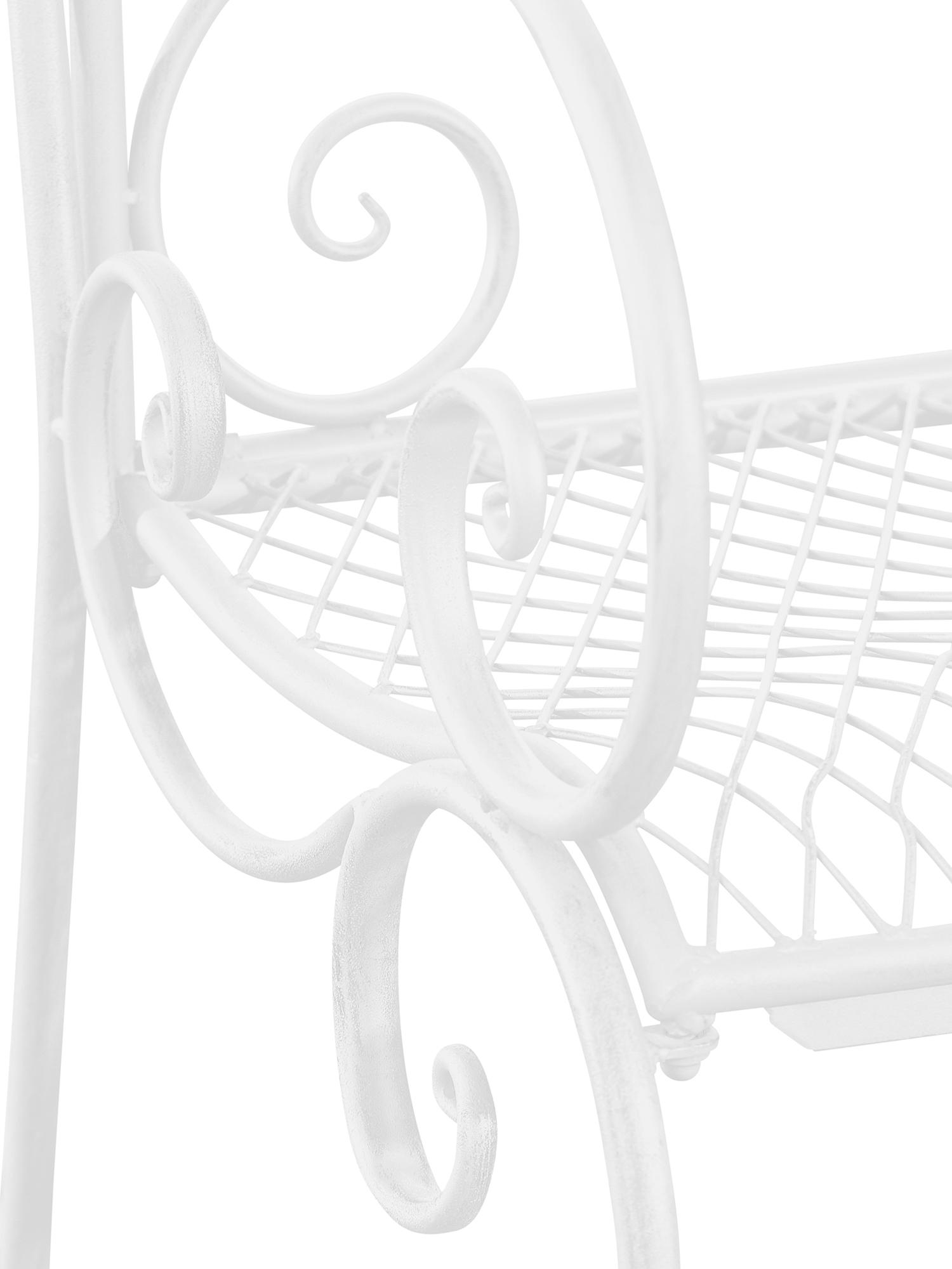 Banc de jardin au style antique Tara en fer forgé