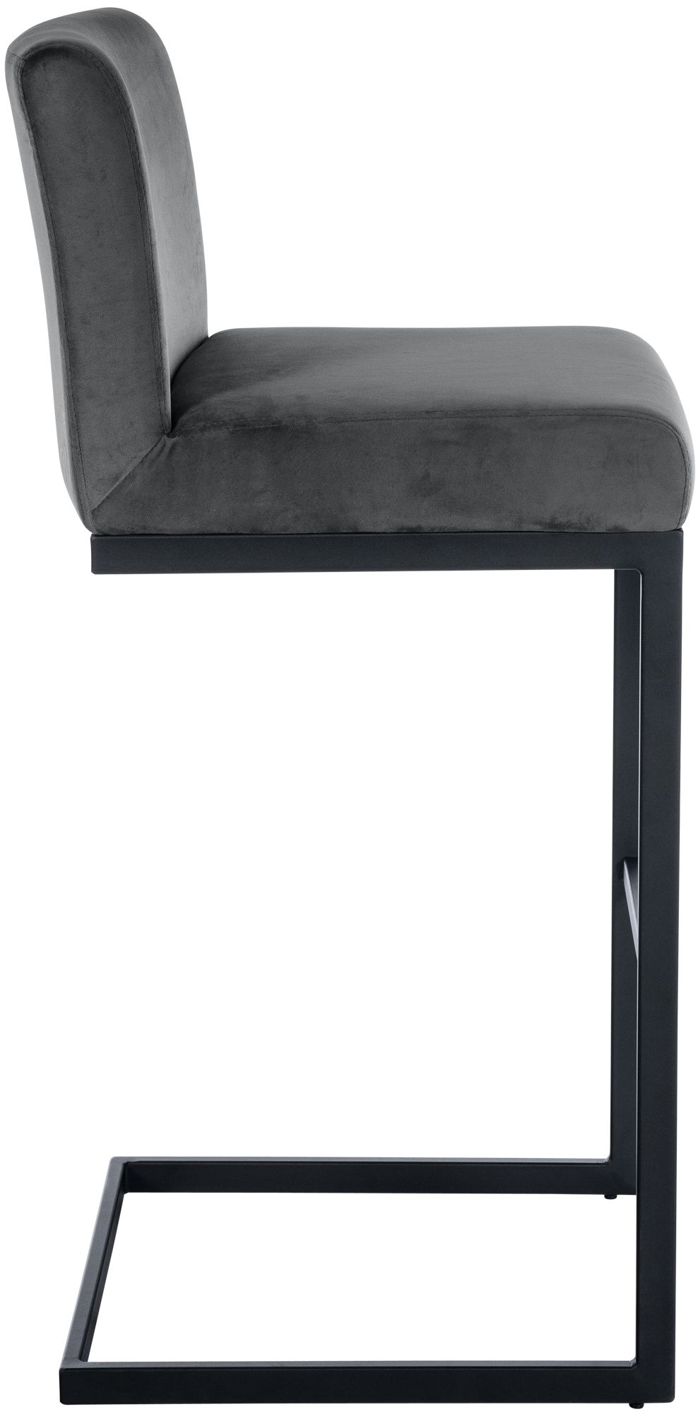 Lot de 2 tabourets de bar Hopewell en velours