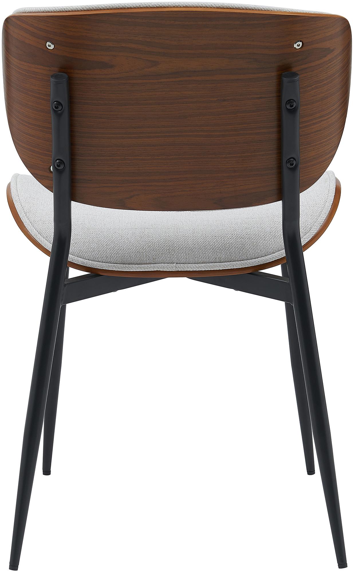 Lot de 2 chaises visiteurs Enid en similicuir ou en tissu
