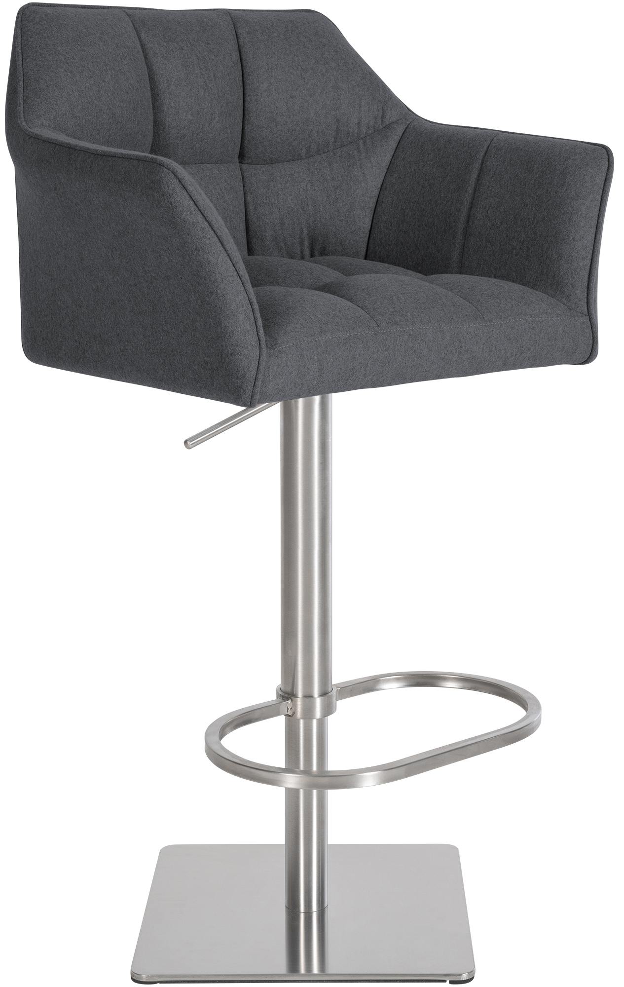 Tabouret de bar Damaso avec revetement en feutre