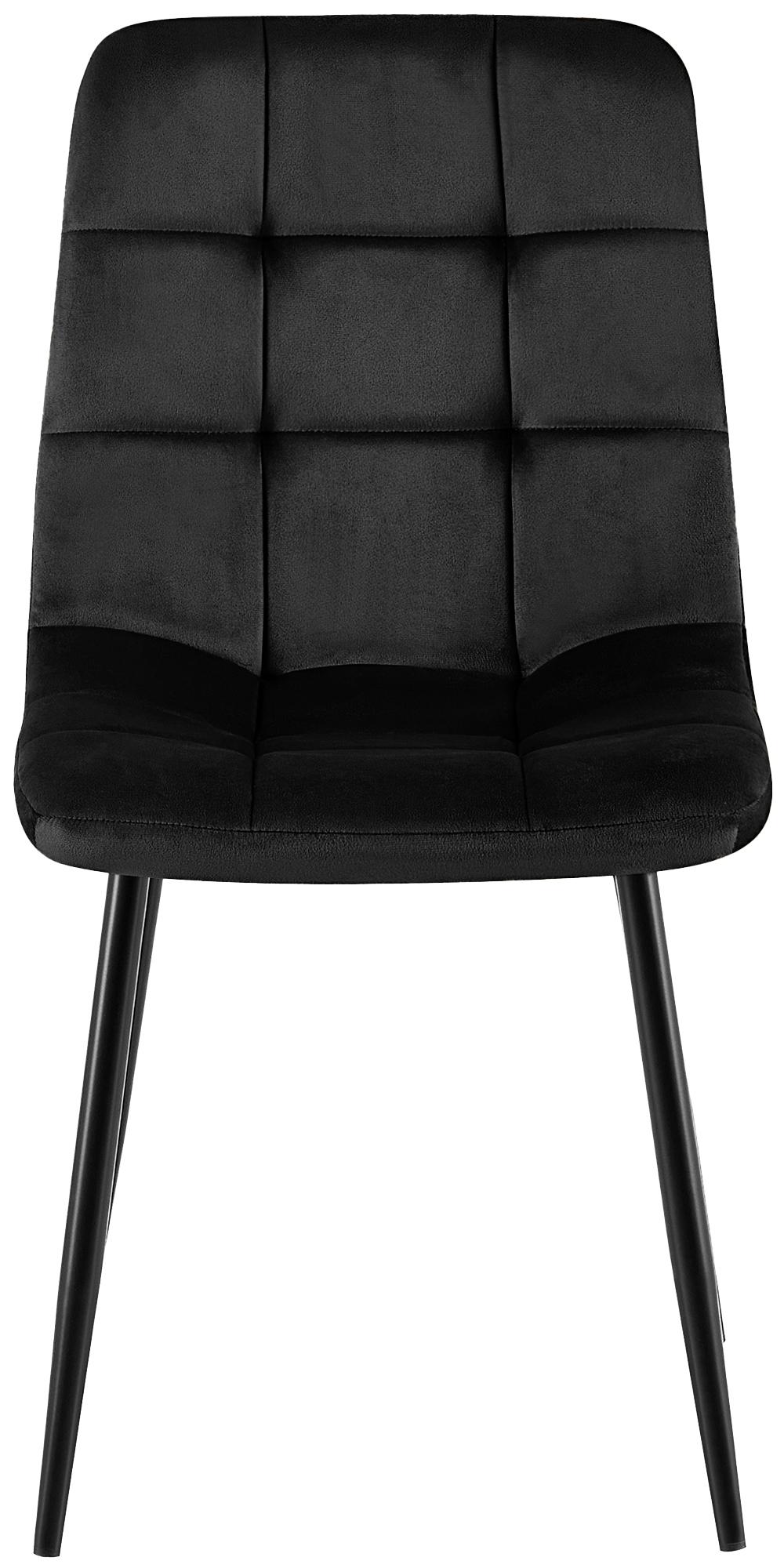 Chaise de salle a manger Antibes en velours