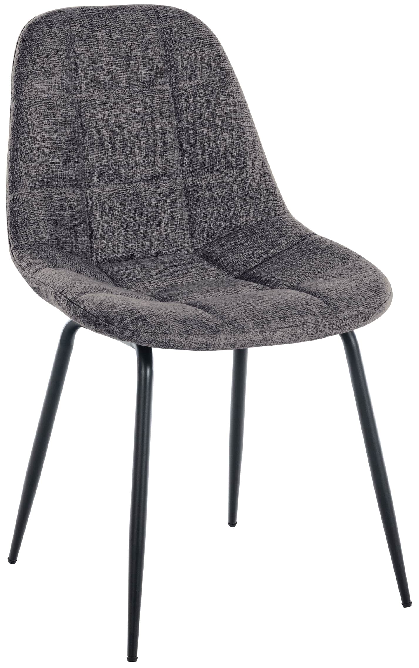 Chaise de salle à manger Tom avec Pieds en métal noir